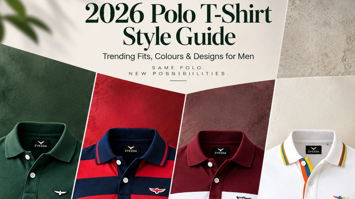 2026 Polo T-Shirt Style Guide: Trending Fits, Colours & Designs for Men