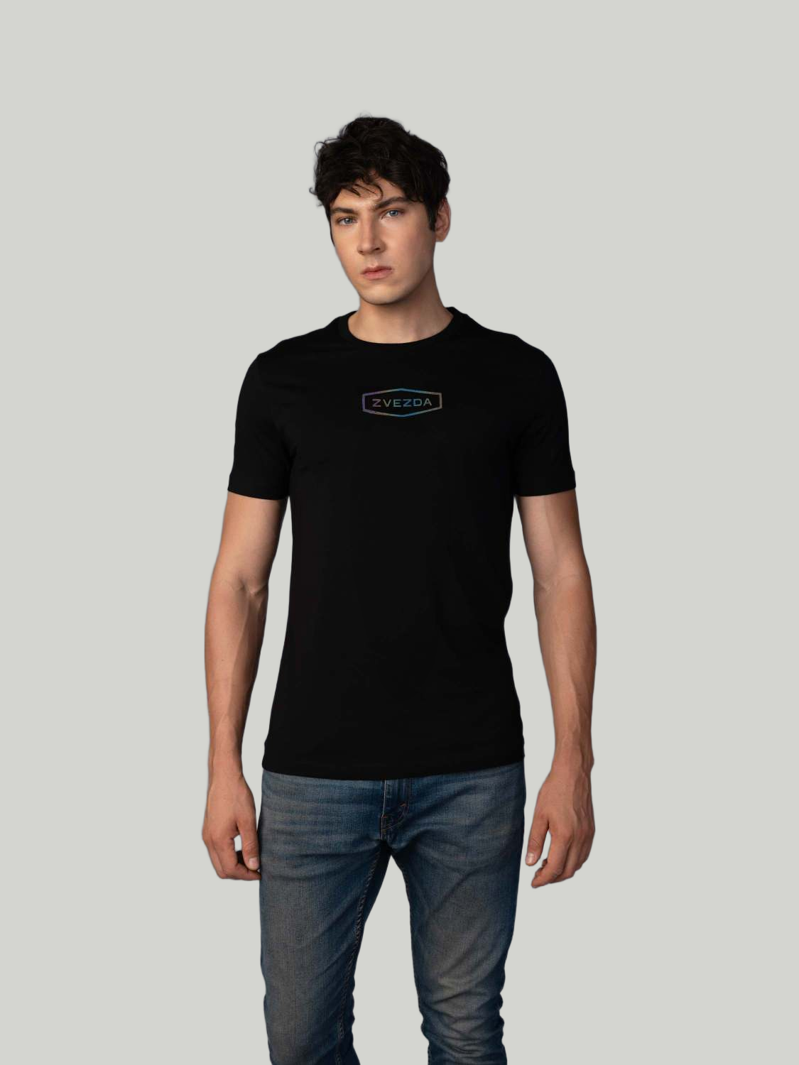 Black Zvezda Original Cotton Jersey T-Shirt - Euro Fit (BRT-014A)