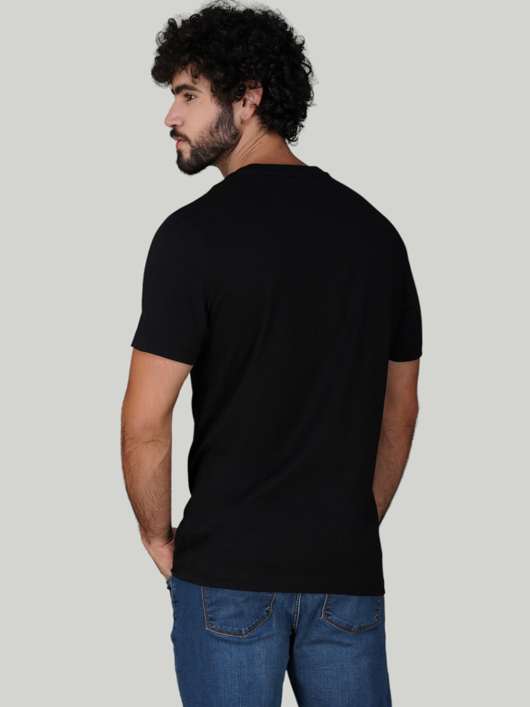 Black Zvezda Original Cotton Jersey T-Shirt - Euro Fit (BRT-006C)