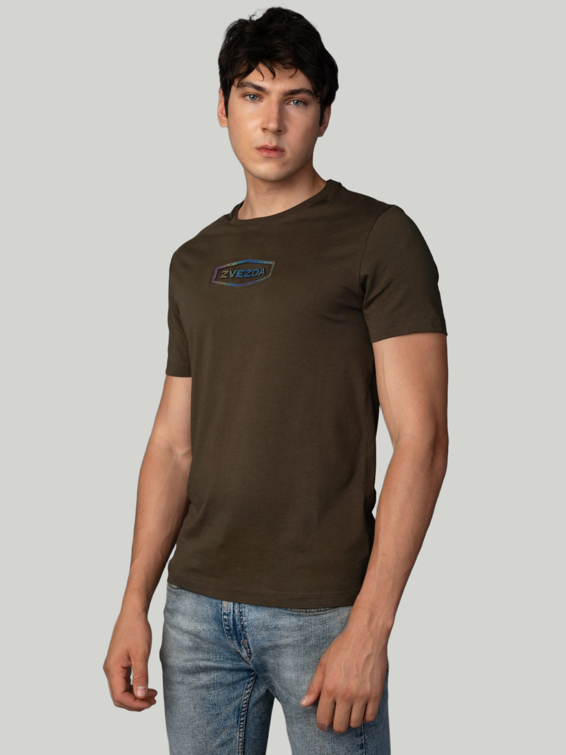 Oliveページ Zvezda Originals – Dark Olive Green Men's Graphic T-Shirt