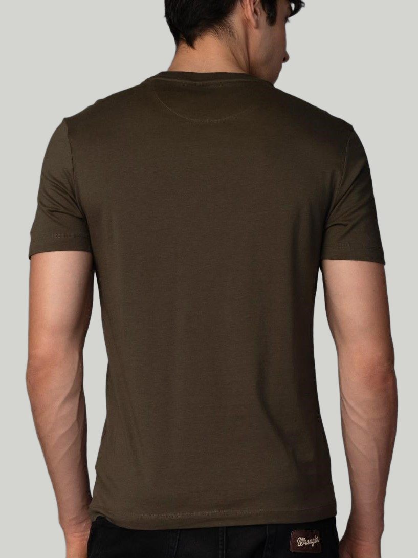 Dark Olive Green Zvezda Original Cotton Jersey T-Shirt – Euro Fit (BRT-007C)