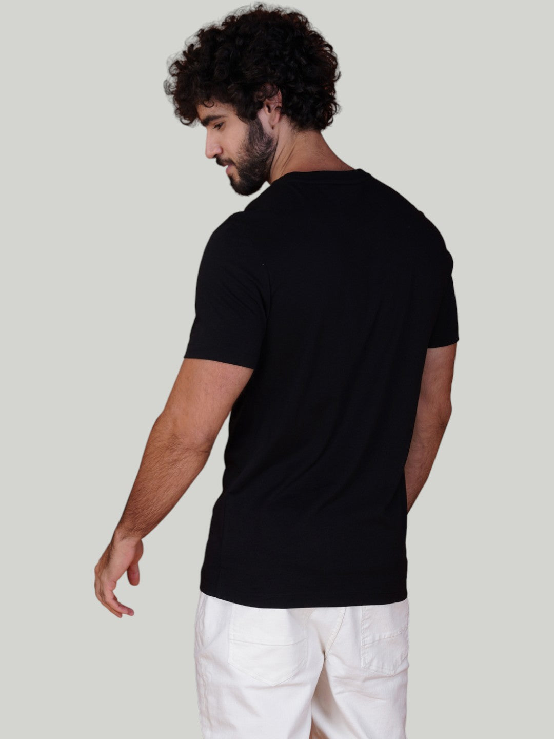 Black Zvezda Original Cotton Jersey T-Shirt - Euro Fit (BRT-002B)