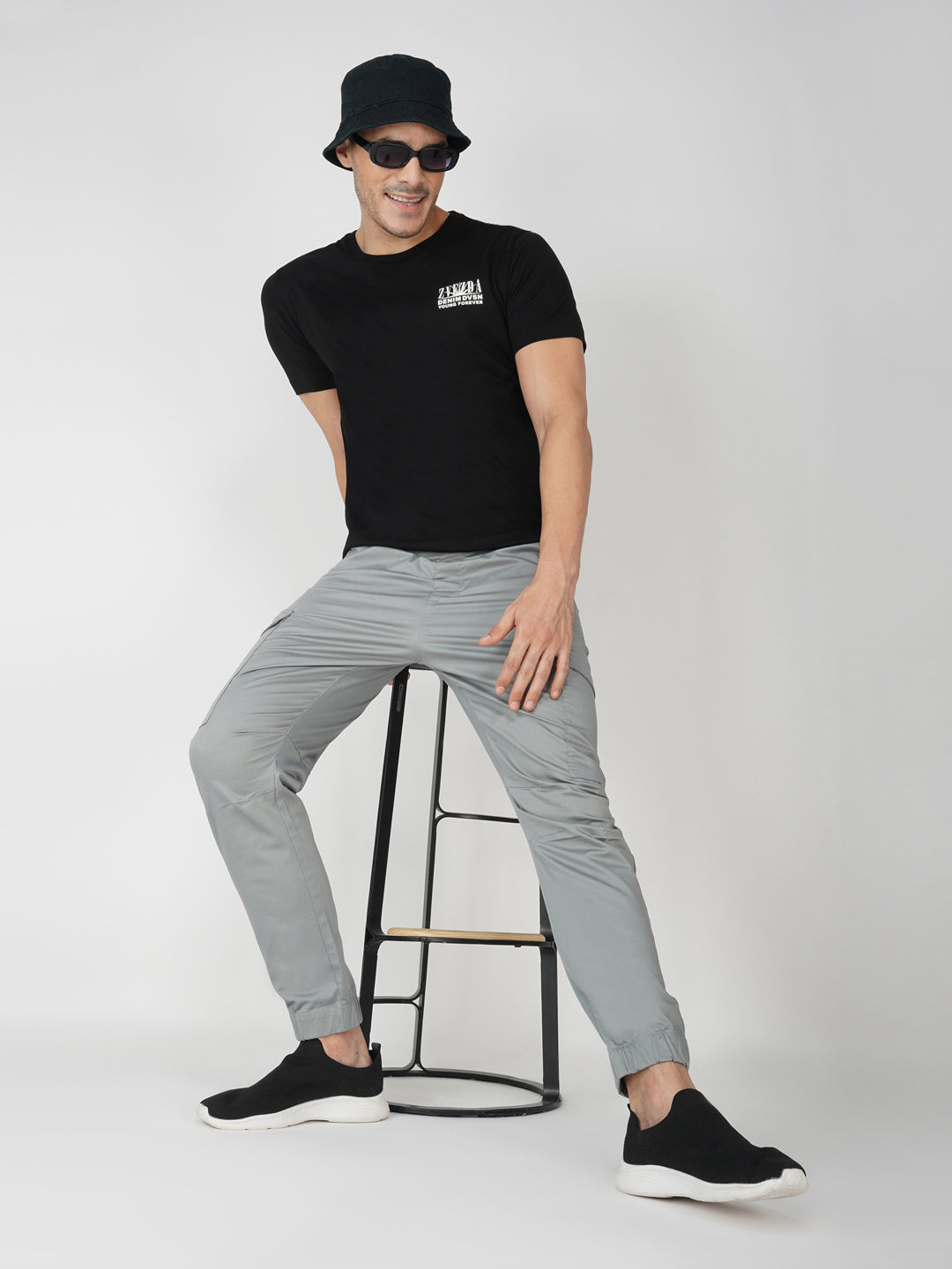 Black Zvezda Original Cotton Jersey T-Shirt - Euro Fit (BRT-011C)