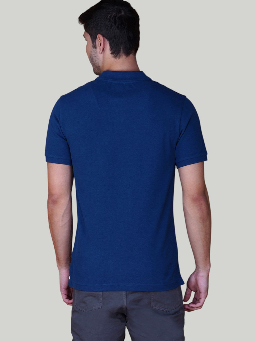 Midnight Blue Premium Pique Cotton Classic Polo T-shirt-Euro Fit (CP 016)
