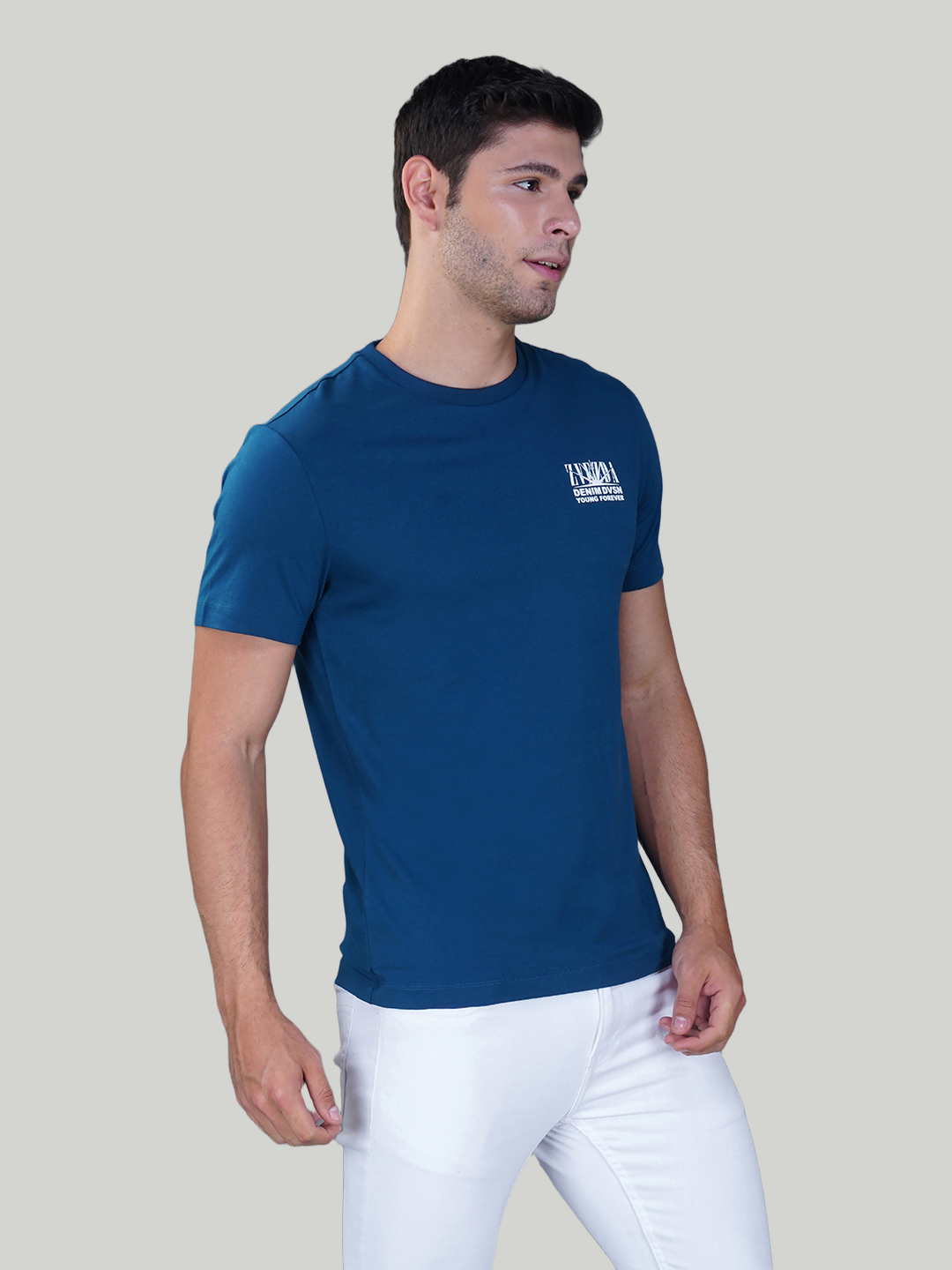 Petrol Blue Zvezda Original Cotton Jersey T-Shirt - Euro Fit (BRT-011B)