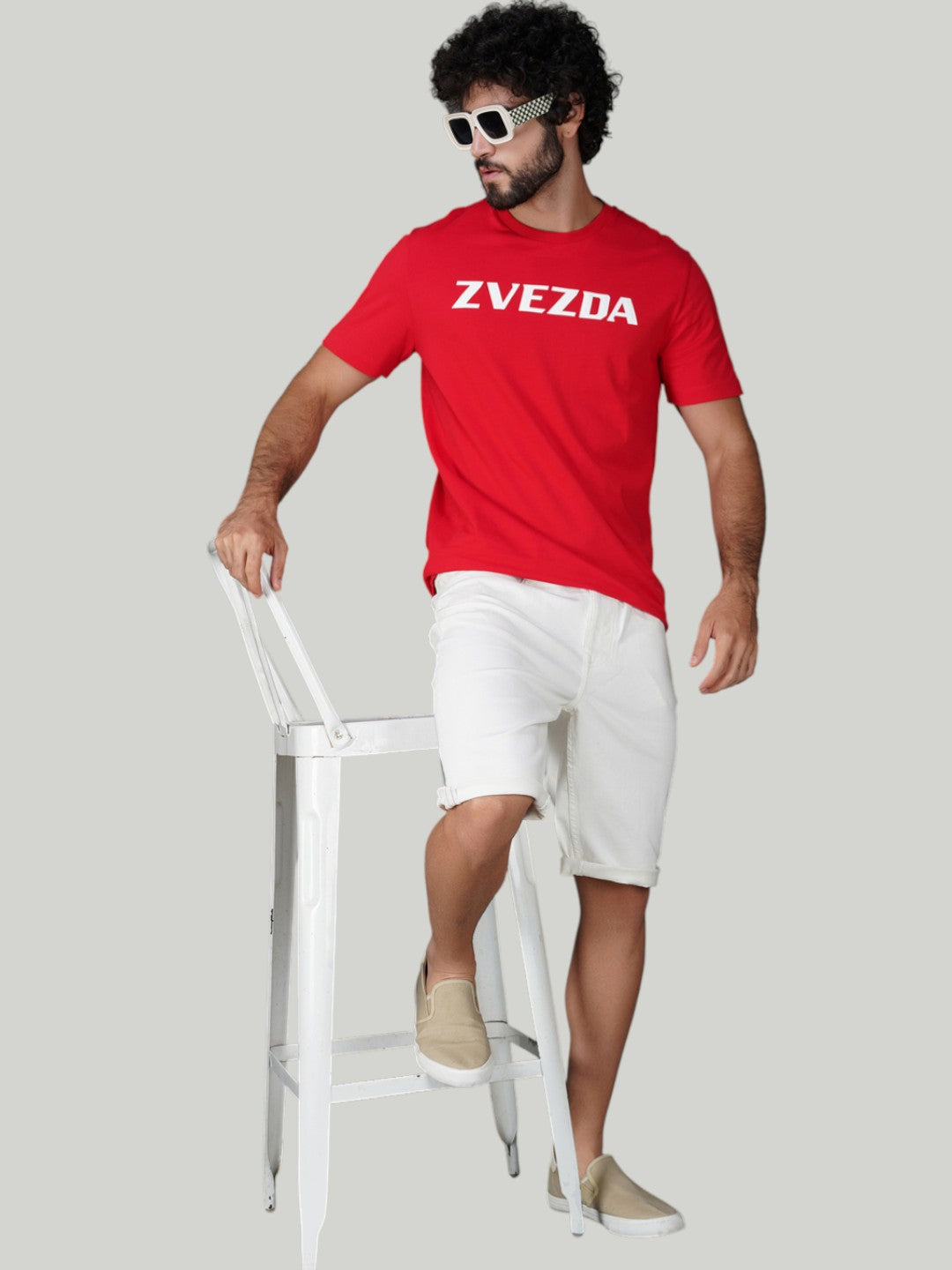 Red Cotton Jersey HD Print T-Shirt – Euro Fit (CSP-09H)