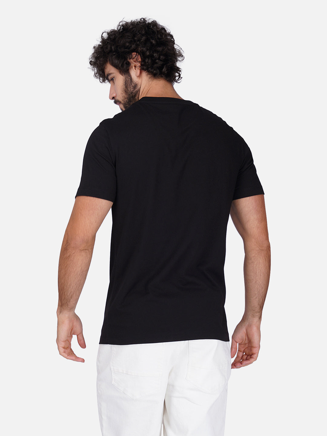 Black Zvezda Original Cotton Jersey T-Shirt - Euro Fit (BRT-001B)