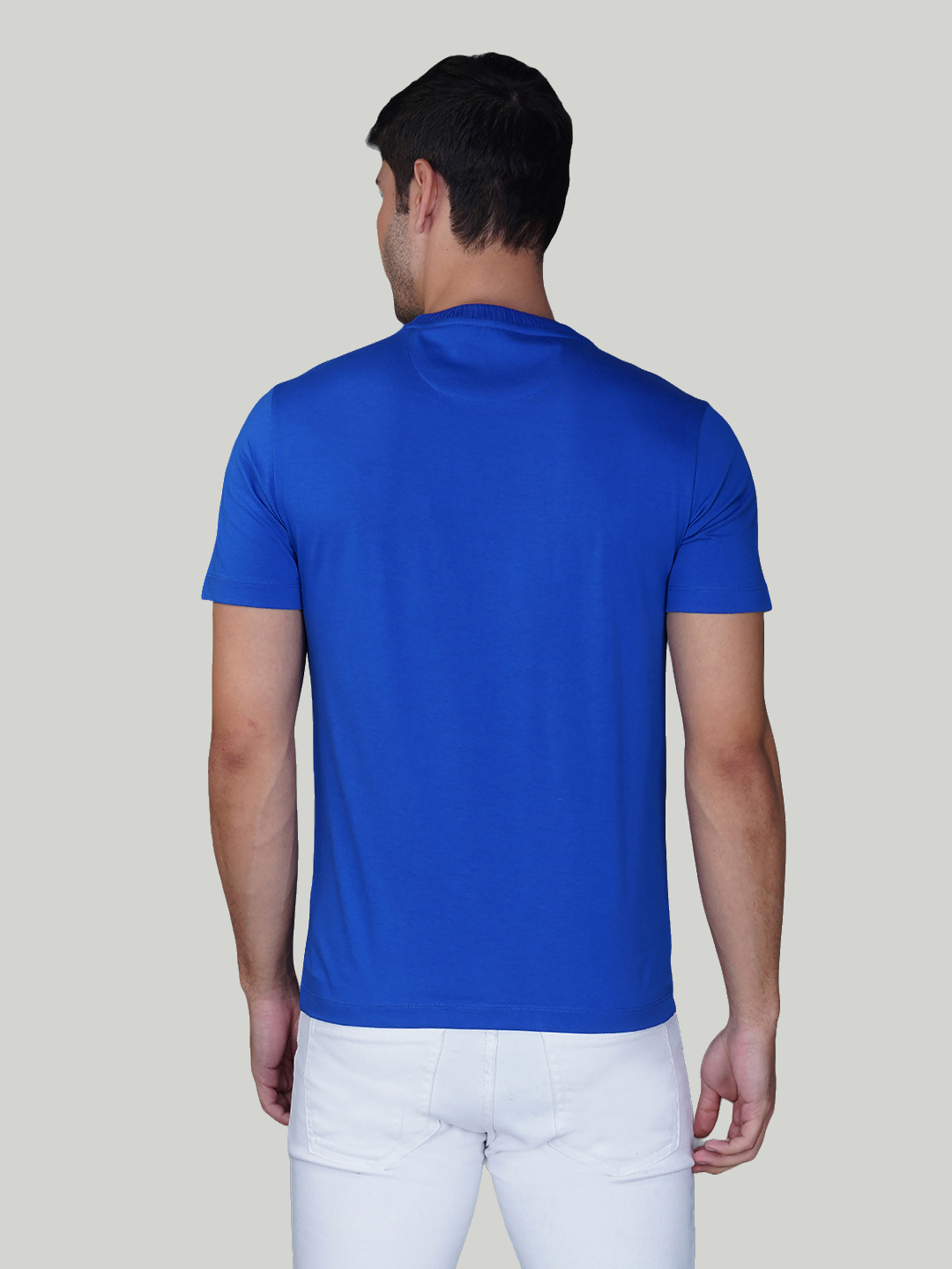 Blue Zvezda Original Cotton Jersey T-Shirt - Euro Fit (BRT-024C)
