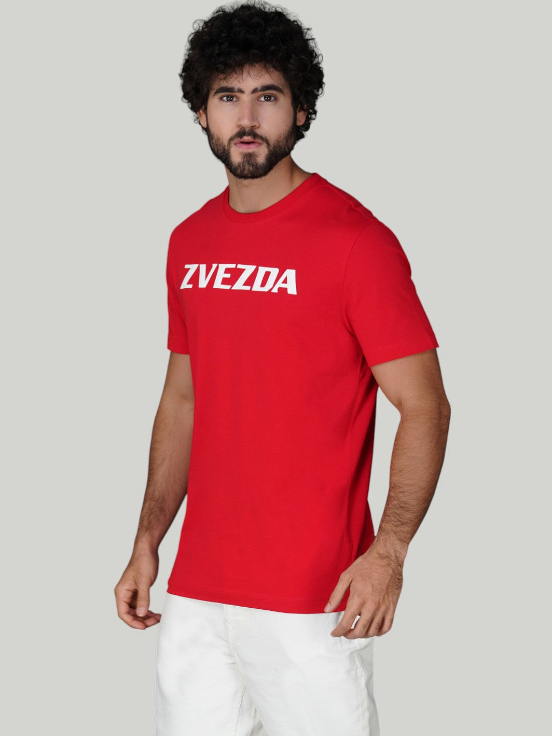 Red Cotton Jersey HD Print T-Shirt – Euro Fit (CSP-09H)