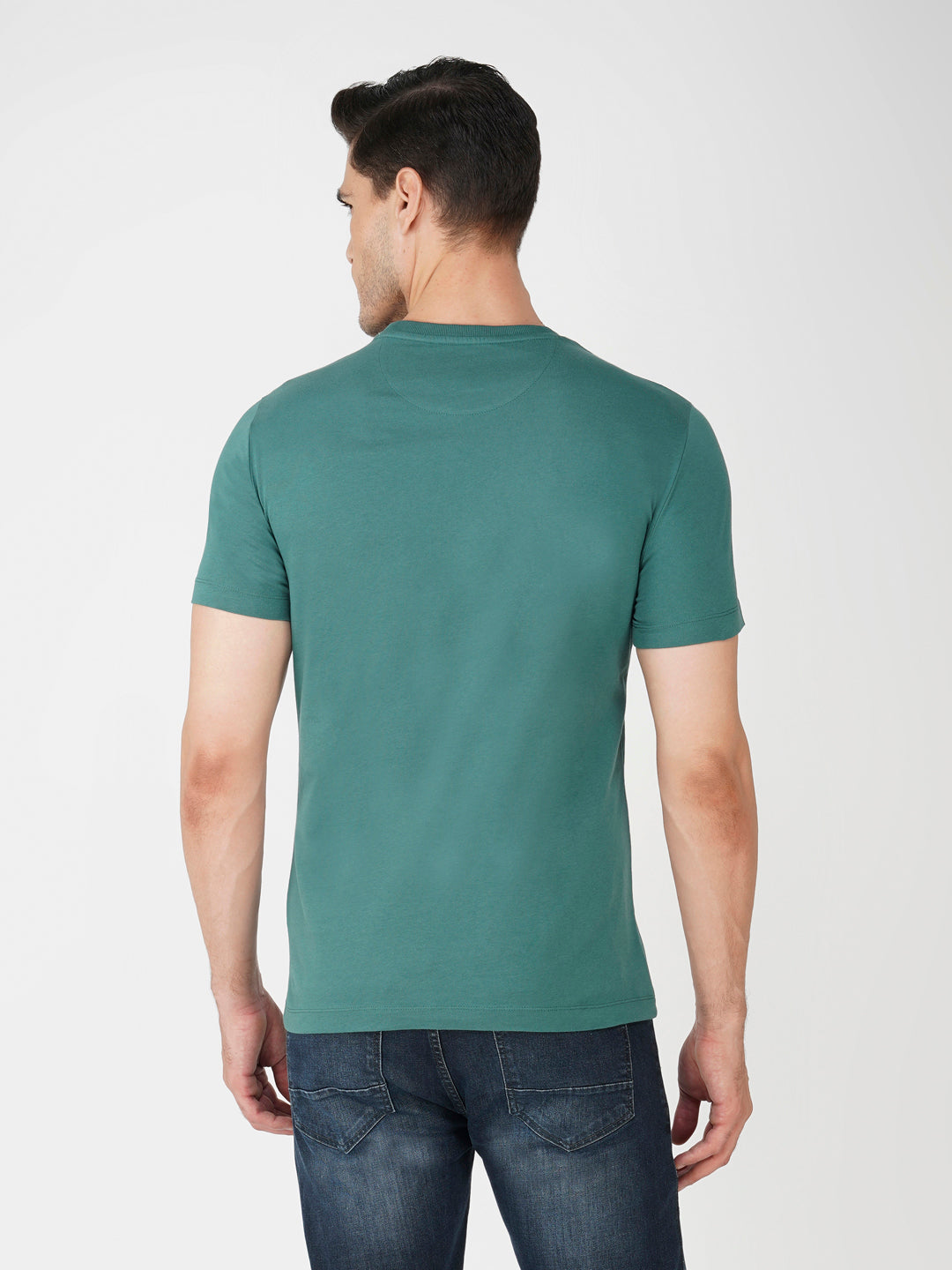 Pine Green Zvezda Original Cotton Jersey T-Shirt - Euro Fit (BRT-019B)