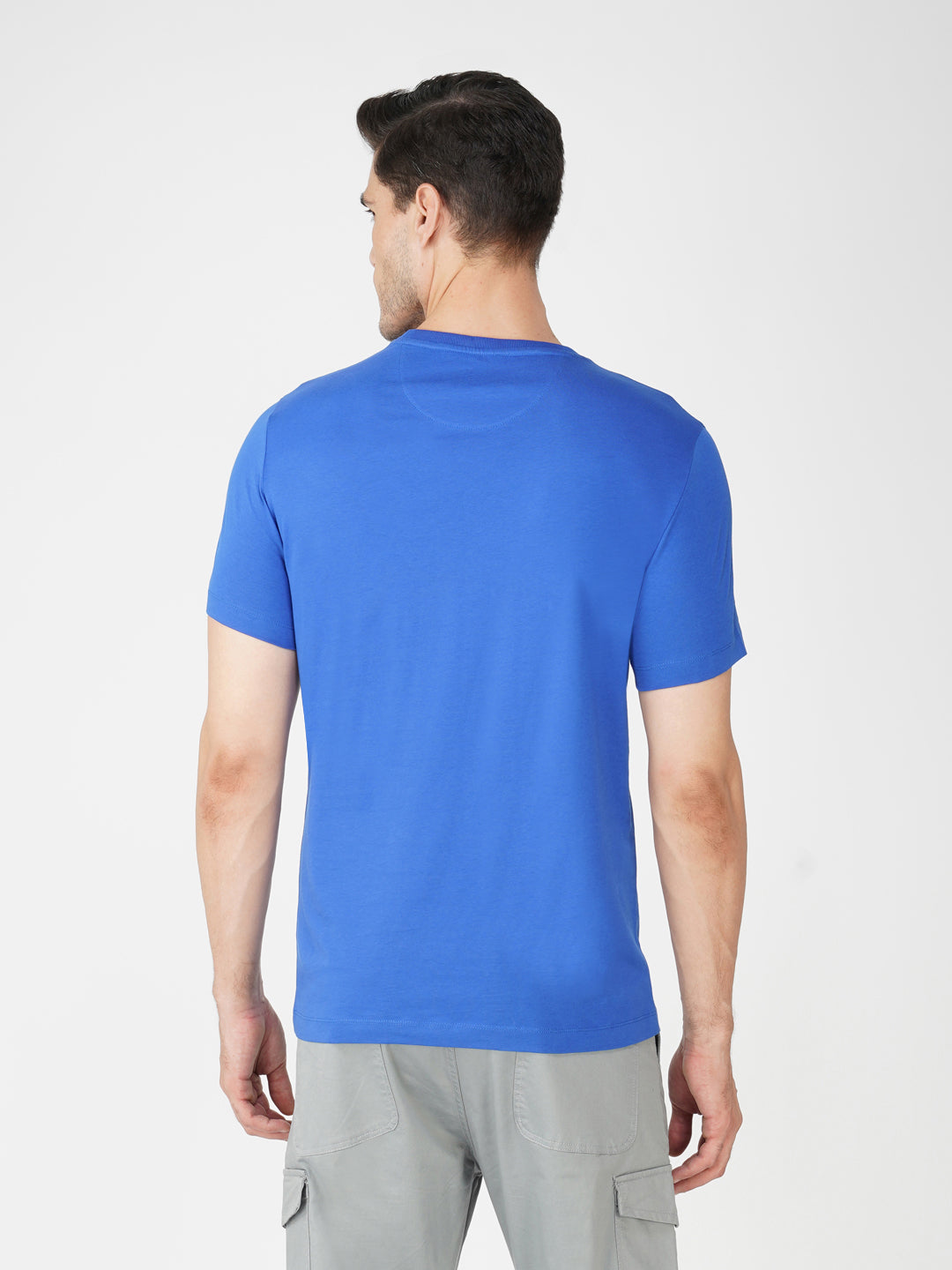 MEDIUM BLUE BRANDING PHOTO PRINT BACK VIEW