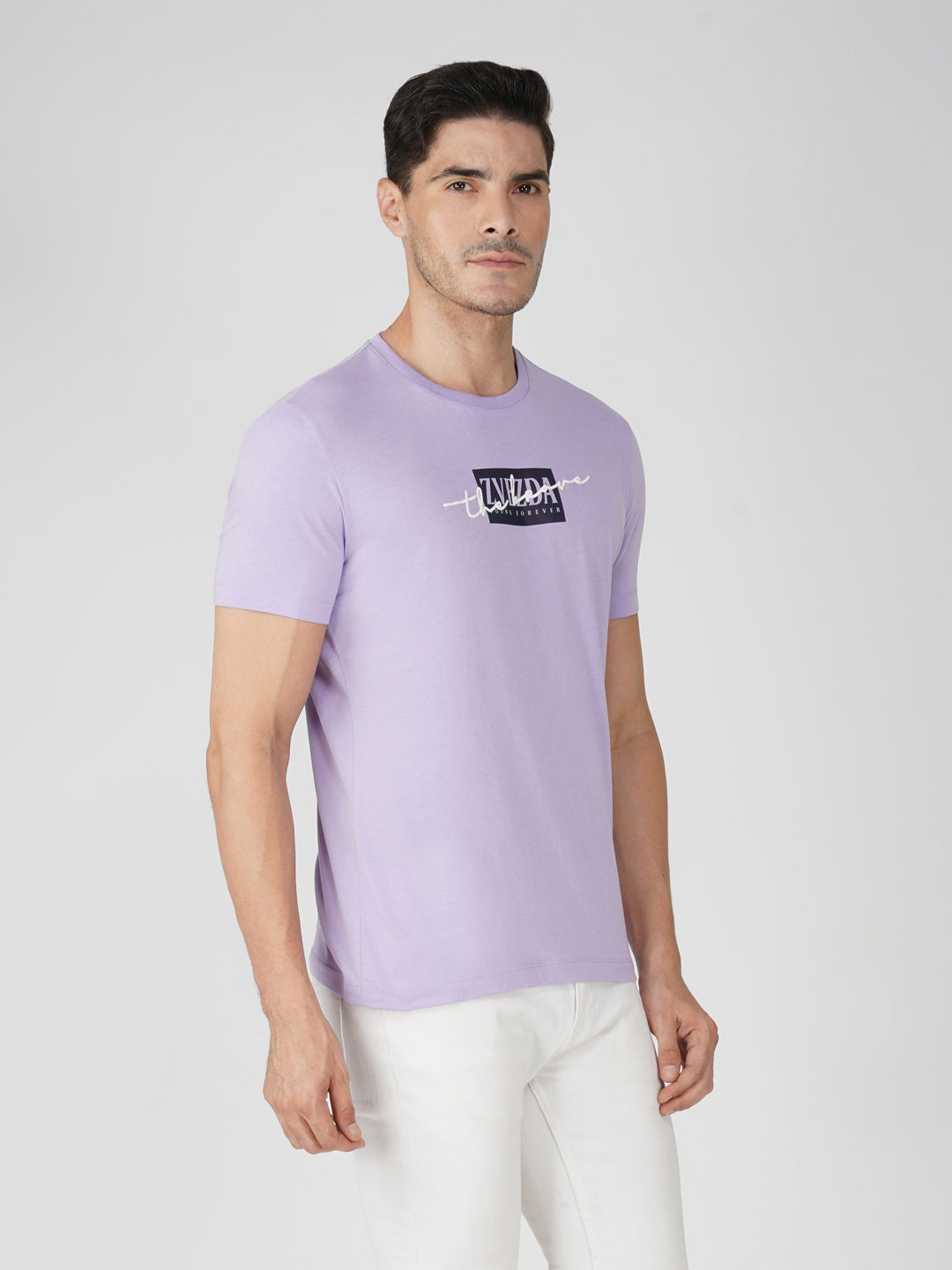 Lavender Zvezda Original Cotton Jersey T-Shirt - Euro Fit (BRT-018A)