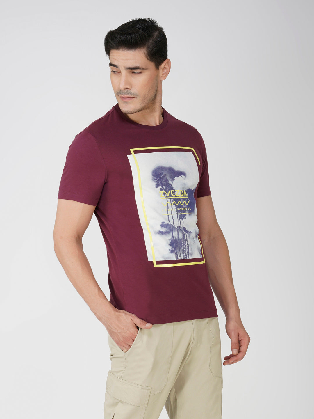 MAROON OAK BRANDING PHOTO PRINT RIGHT VIEW