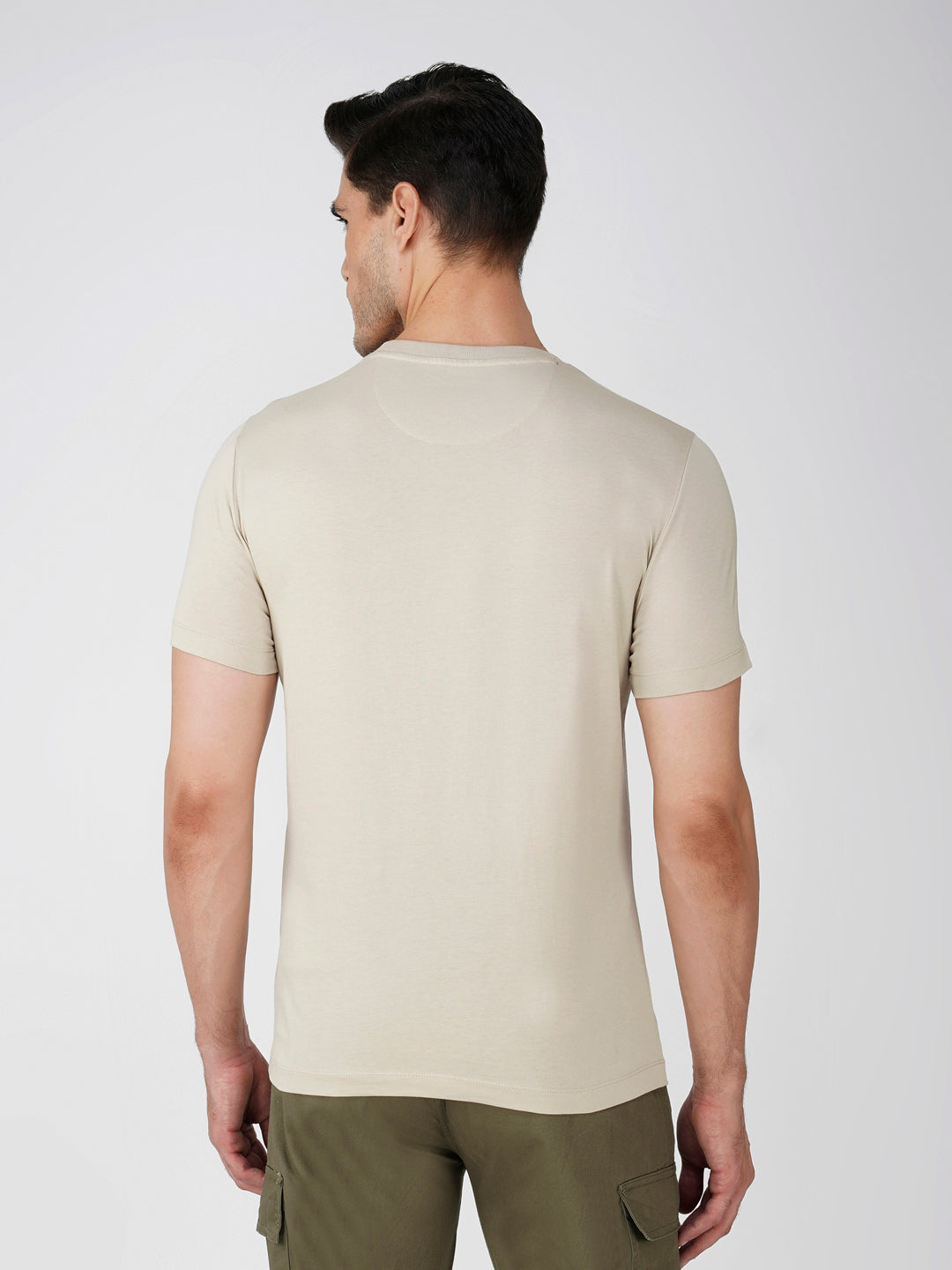 Light Grey Zvezda Original Cotton Jersey T-Shirt - Euro Fit (BRT-021B)