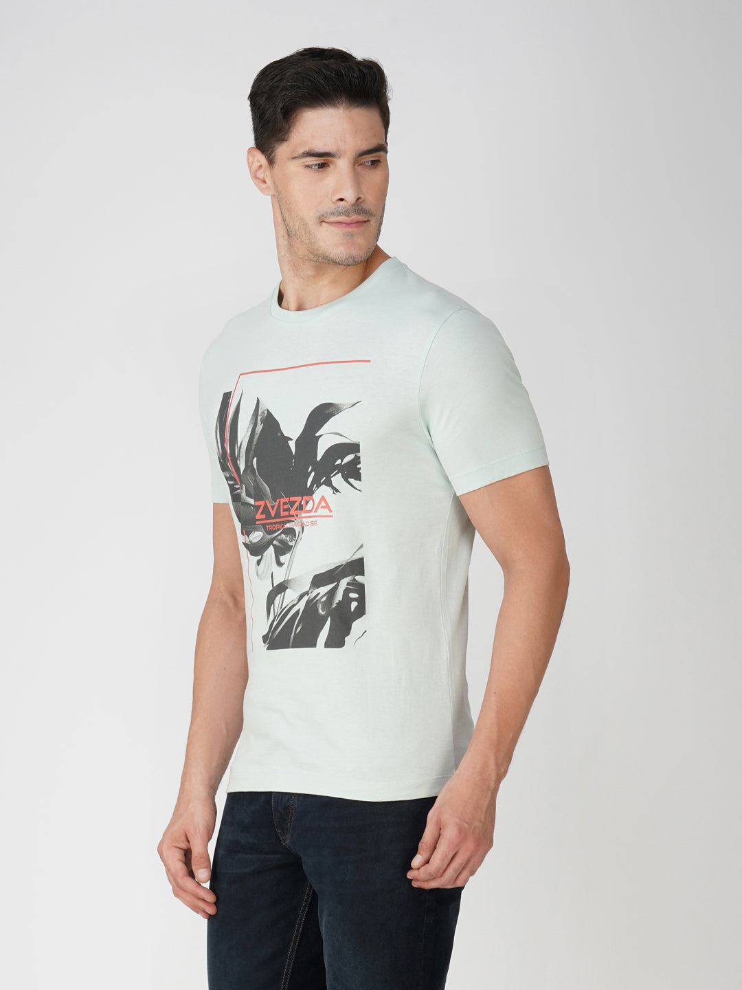 SOFT MINT BRANDING PHOTO PRINT LEFT VIEW