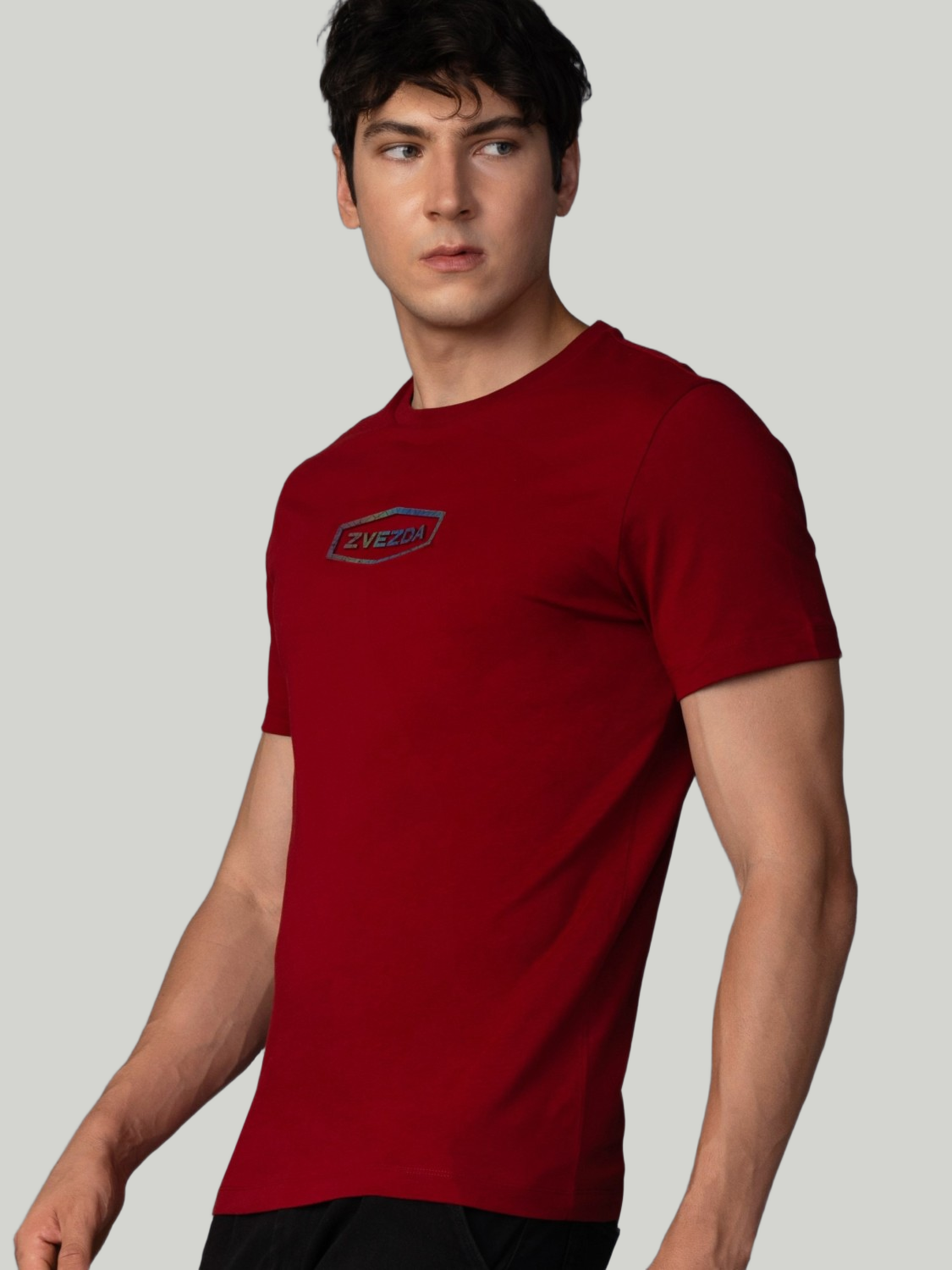 Burgundy Zvezda Original Cotton Jersey T-Shirt - Euro Fit (BRT-014C)