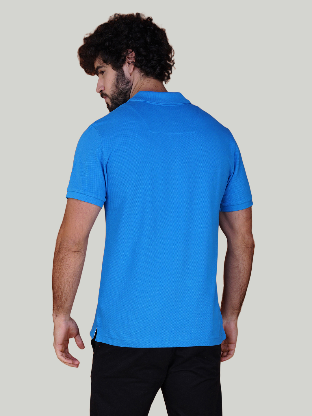 Royal Blue Premium Pique Cotton Classic Polo T-shirt-Euro Fit (CP 014)