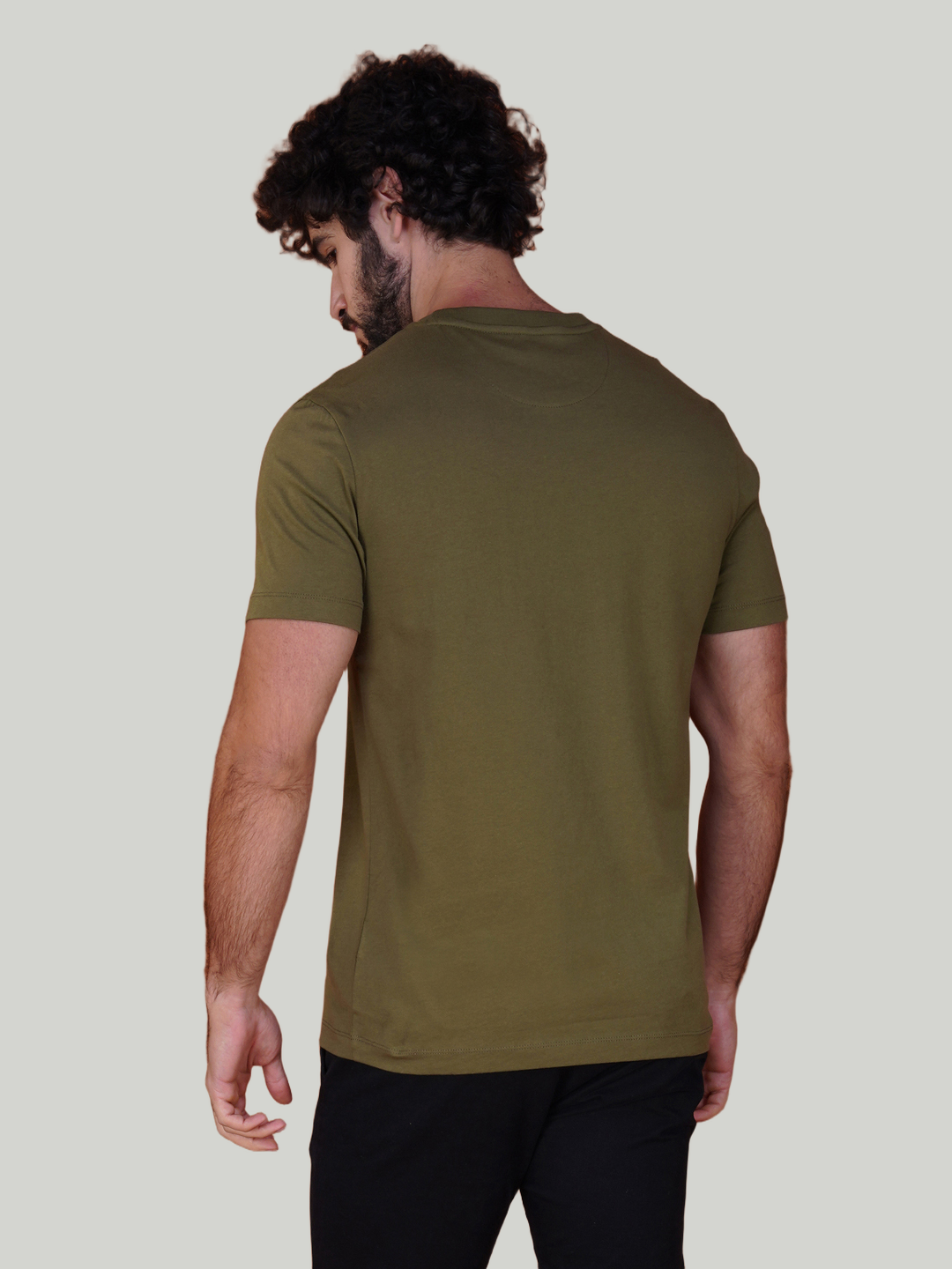 Army Green Zvezda Original Cotton Jersey T-Shirt - Euro Fit (BRT-013C)