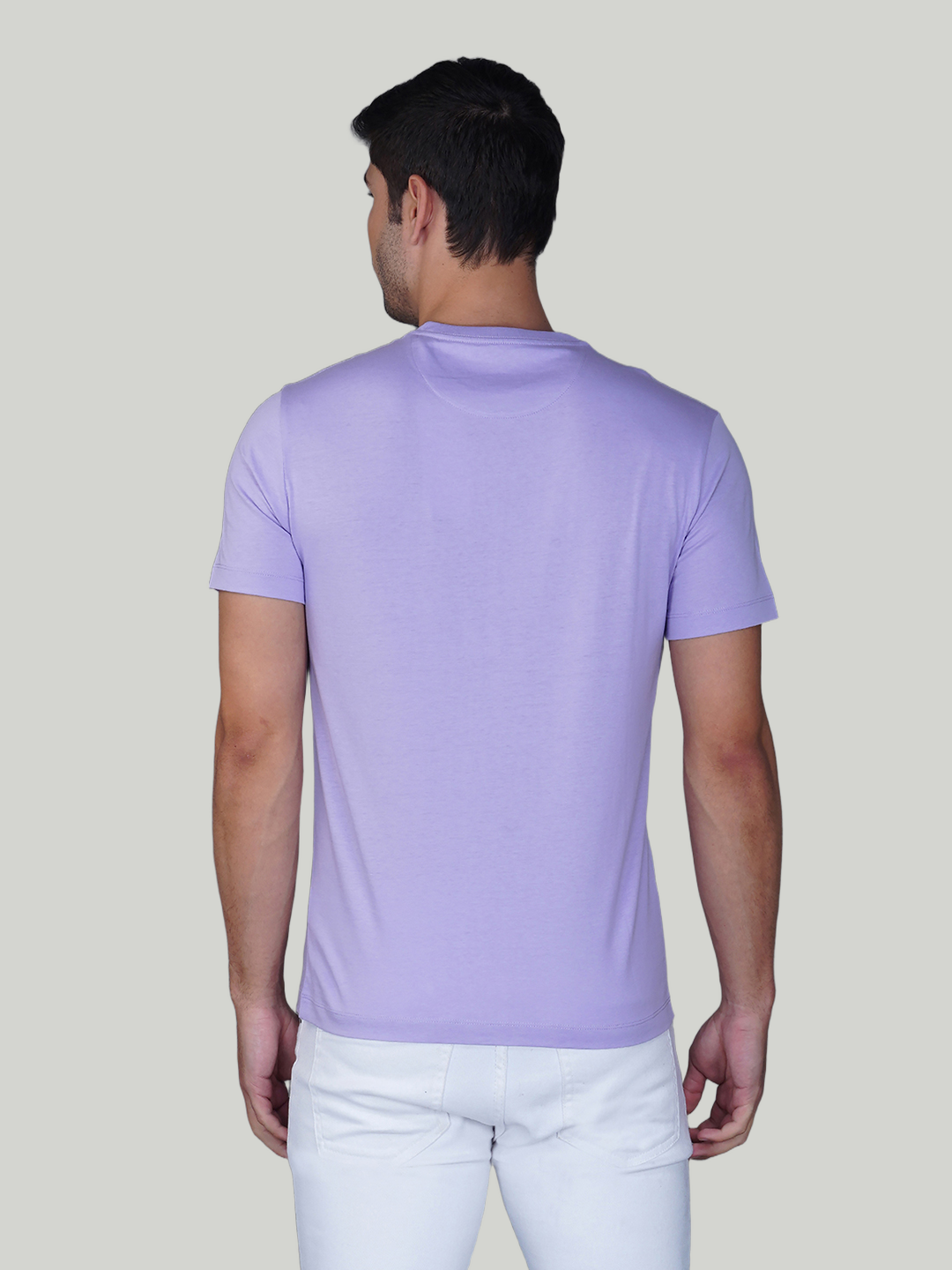 Lavender Casual Cotton Jersey Tee – Euro Fit (CT-012)