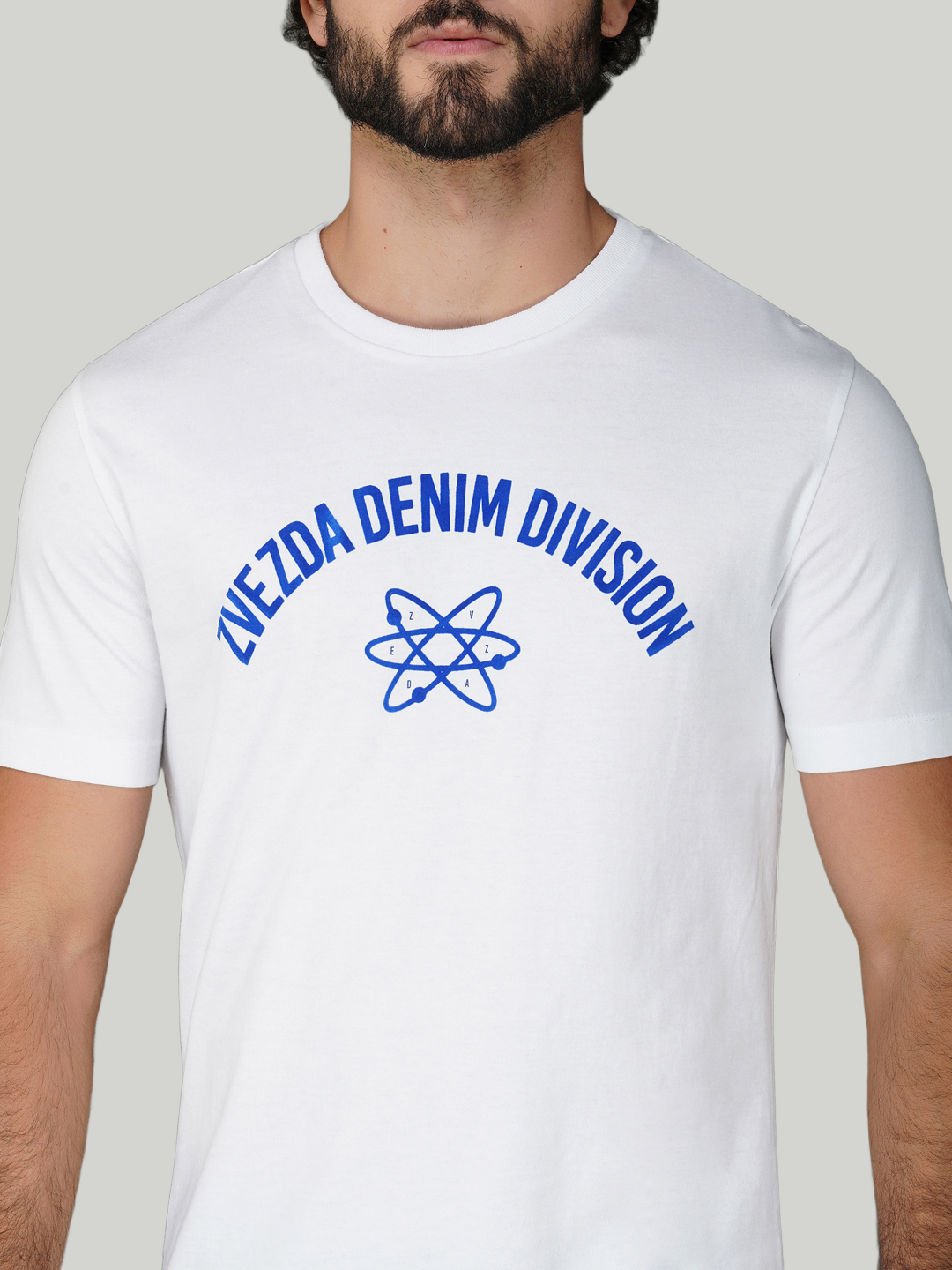 White Zvezda Original Cotton Jersey T-Shirt - Euro Fit (BRT-019A)