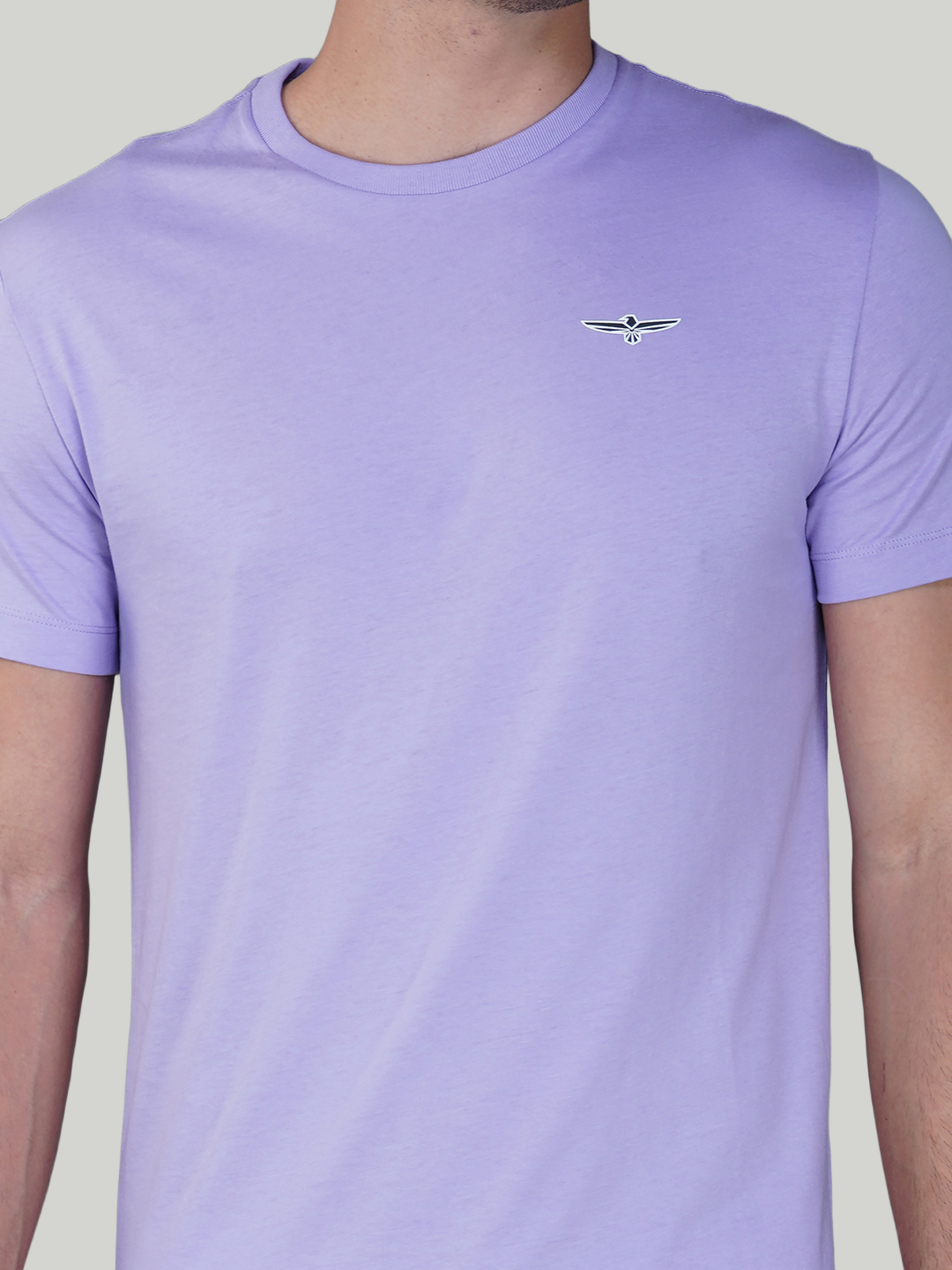Lavender Casual Cotton Jersey Tee – Euro Fit (CT-012)