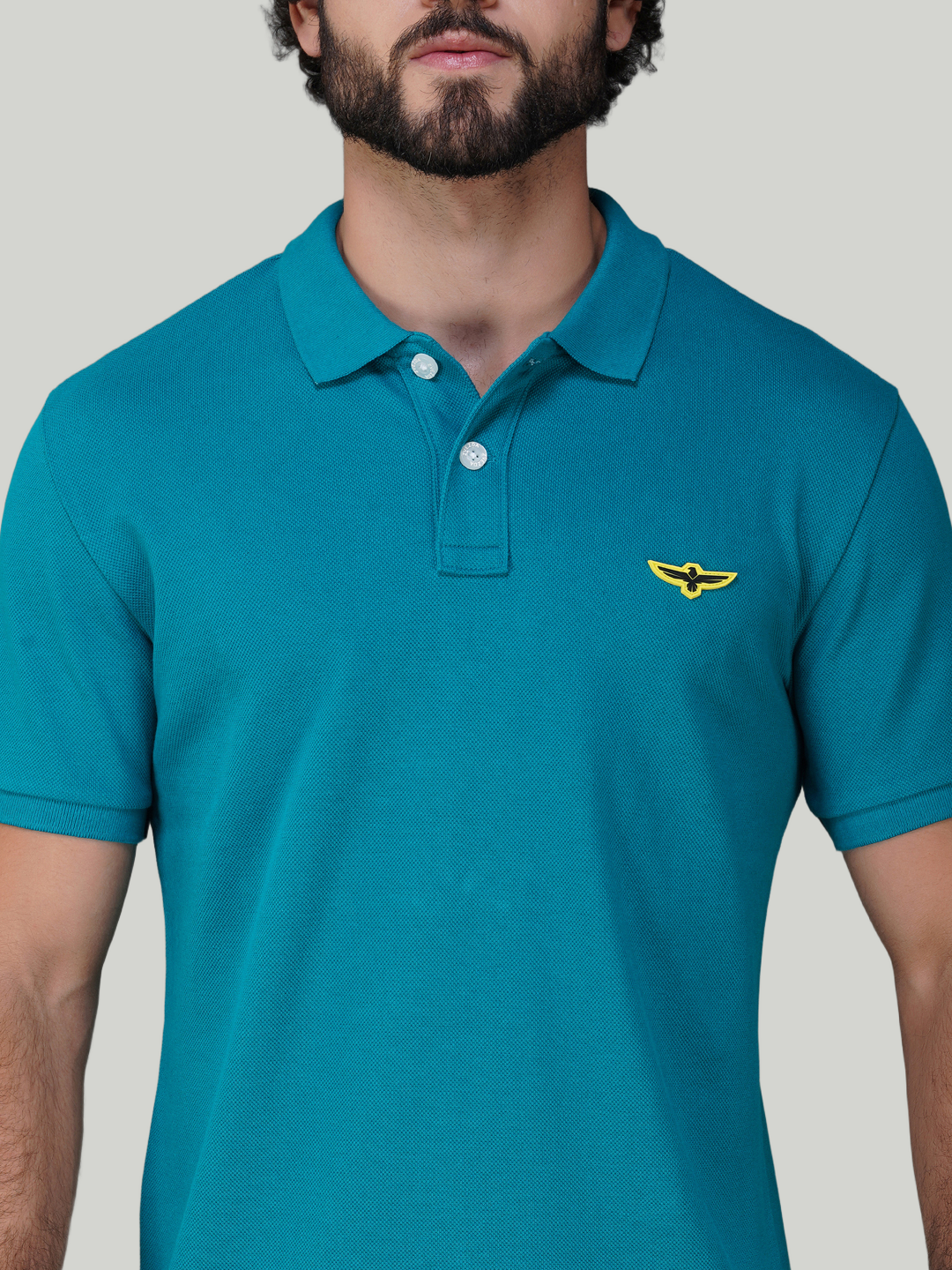 Teal Green Premium Pique Cotton Classic Polo T-shirt-Euro Fit (CP 011)