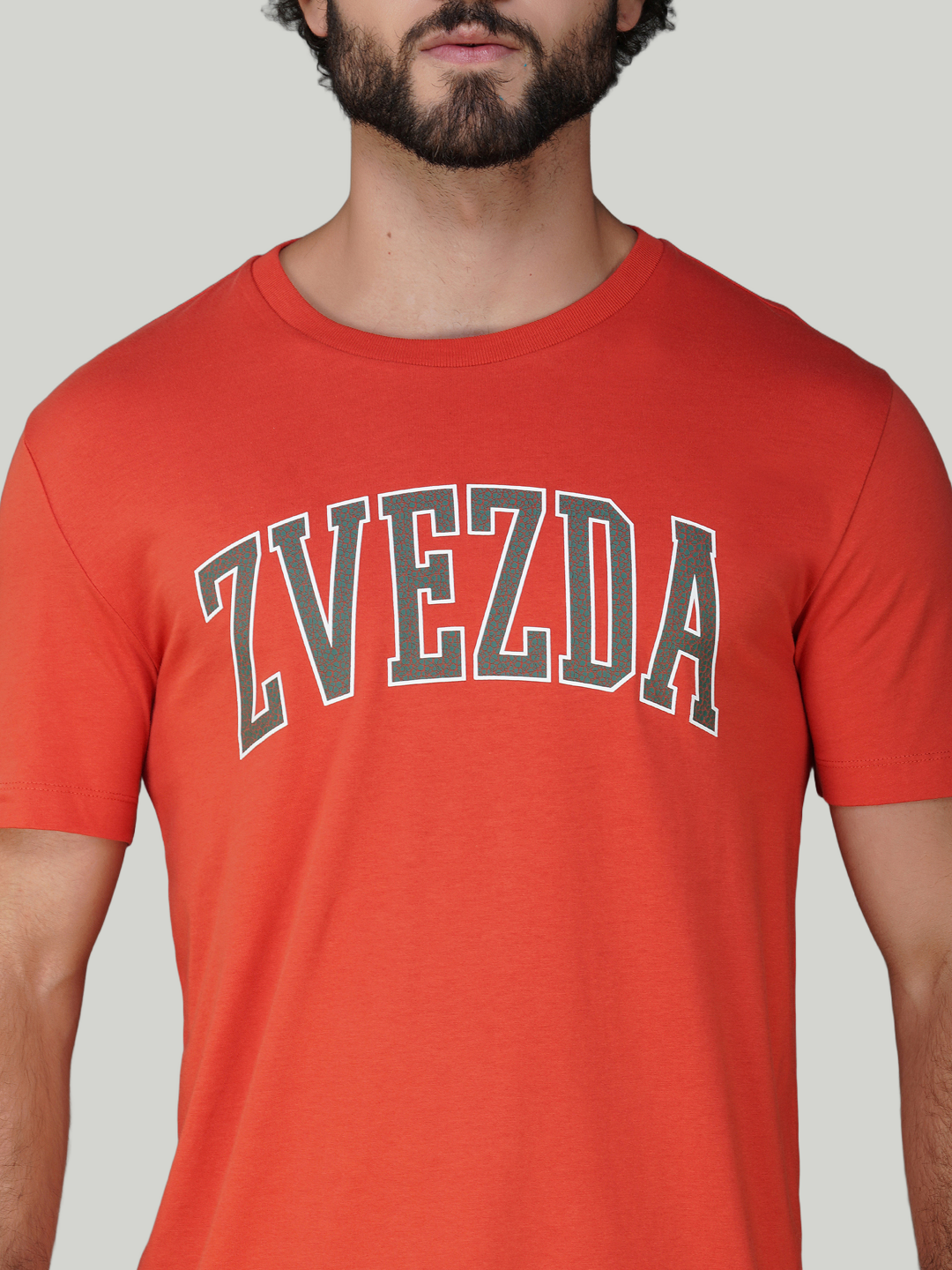 Brunt Orange Zvezda Original Cotton Jersey T-Shirt - Euro Fit (BRT-013A)