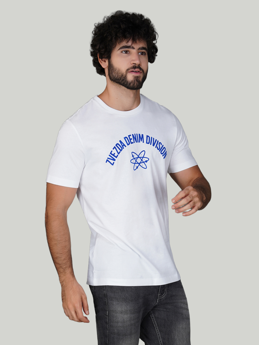 White Zvezda Original Cotton Jersey T-Shirt - Euro Fit (BRT-019A)