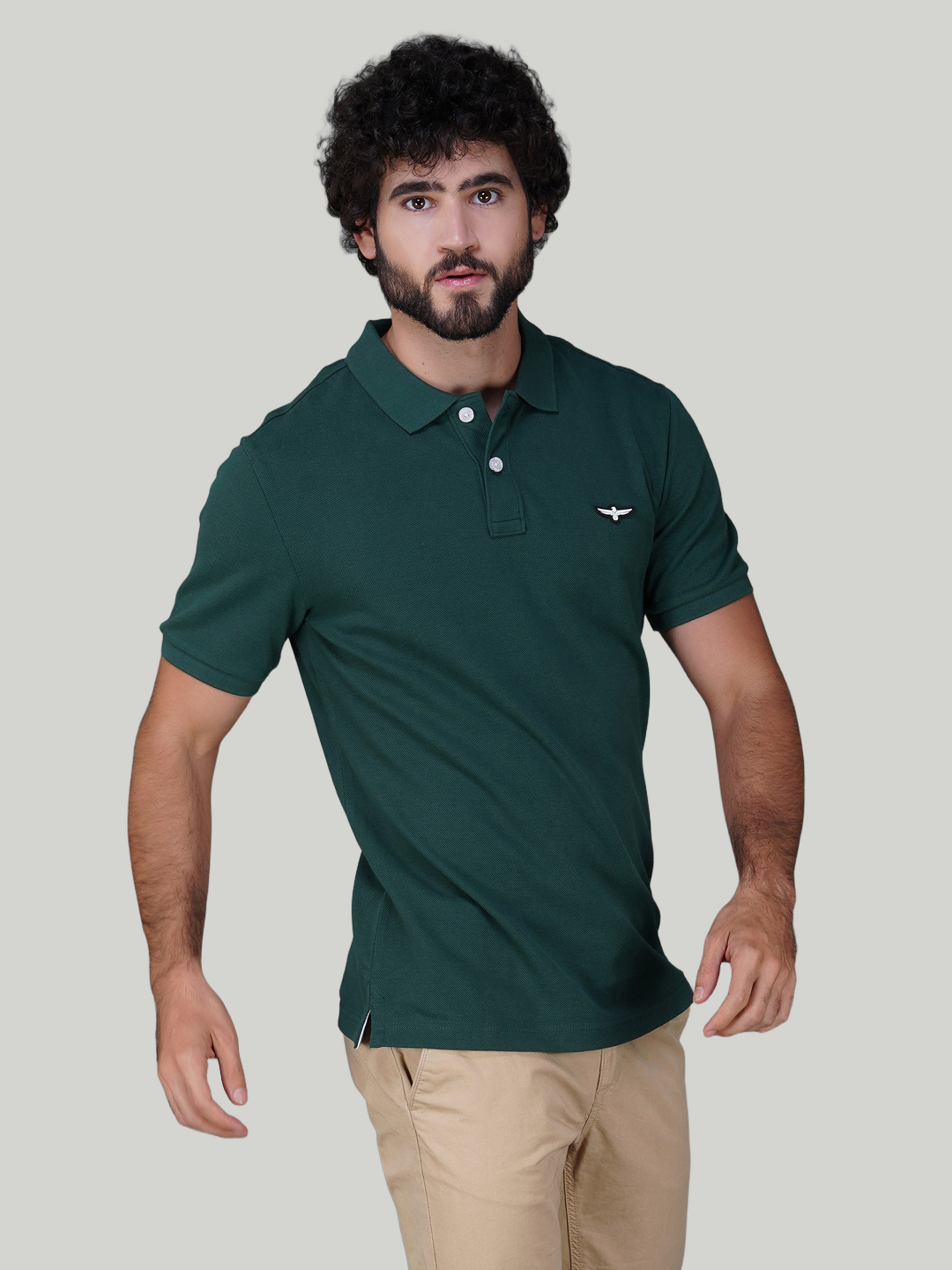 Olive Green Premium Pique Cotton Classic Polo T-shirt-Euro Fit (CP 013)