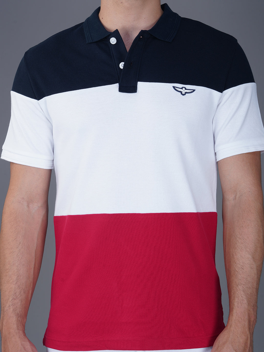 Navy/White/Red Color Block zoom view