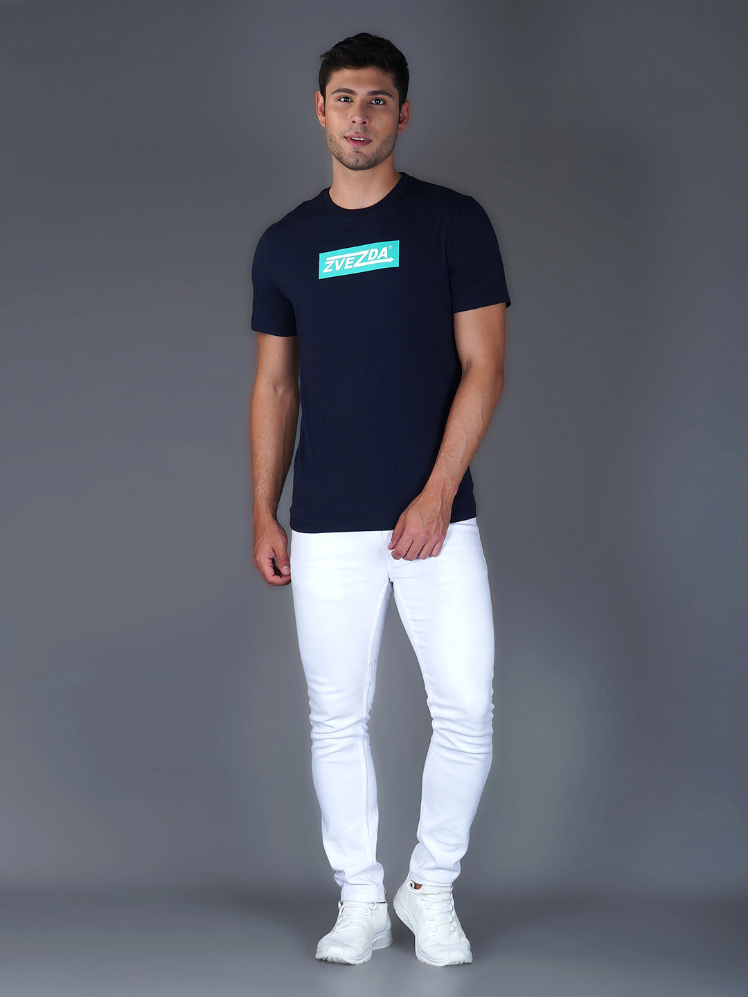 NIGHT SKY  BRANDING T-SHIRT FULL VIEW