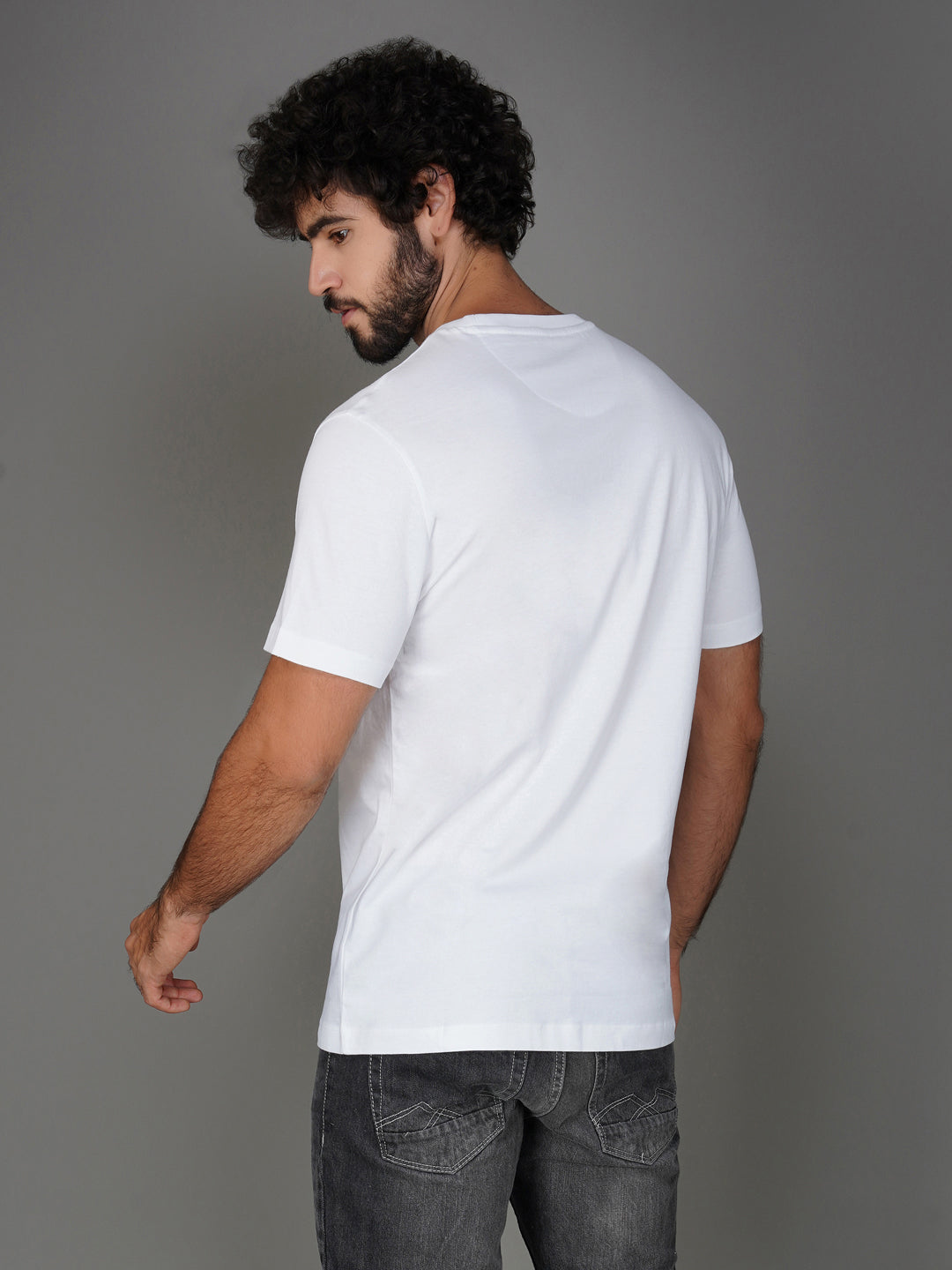 WHITE  BRANDING T-SHIRT ZOOM VIEW