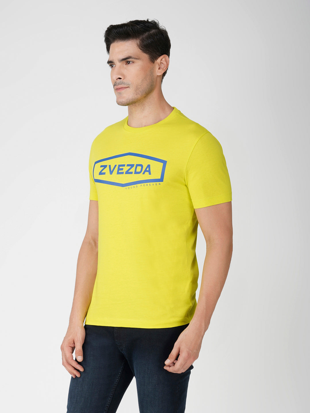 LIGHT GREEN BRANDING  
T-SHIRT LEFT VIEW