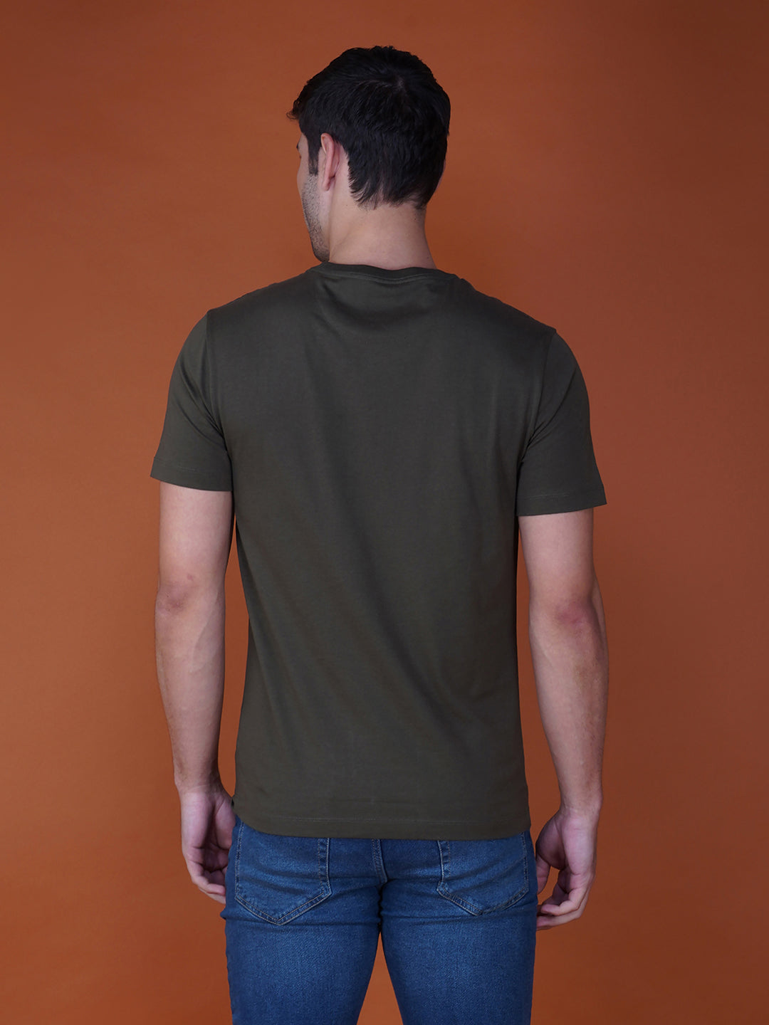 FOREST NIGHT  Round Neck back View