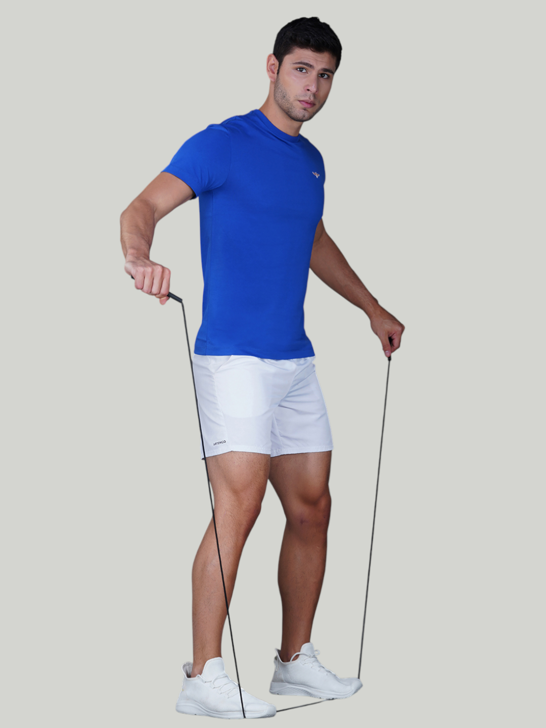 Blue Solid Cotton Jersey T-Shirt – Euro Fit (CT-006)