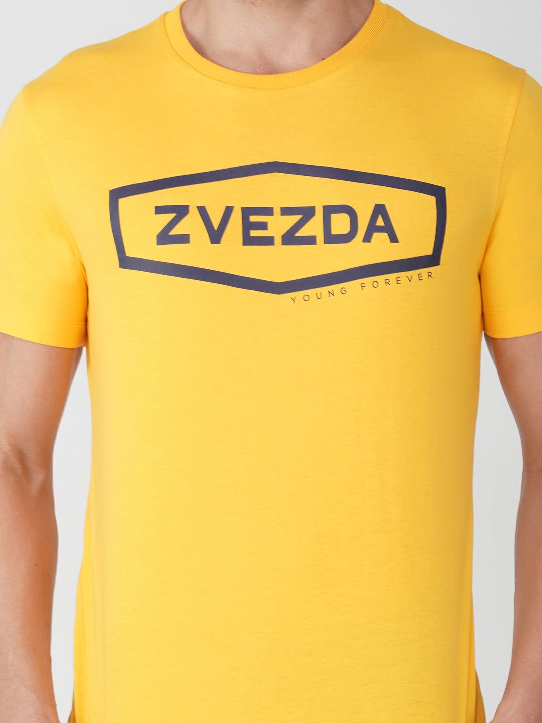 Mustard Yellow Zvezda Original Cotton Jersey T-Shirt - Euro Fit (BRT-008B)