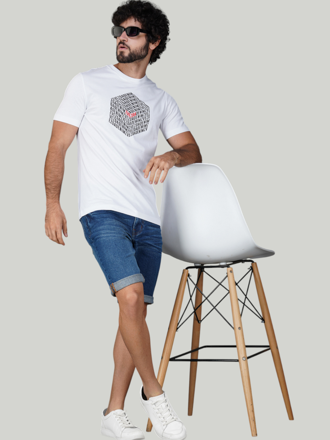 White Zvezda Original Cotton Jersey T-Shirt - Euro Fit (BRT-006B)