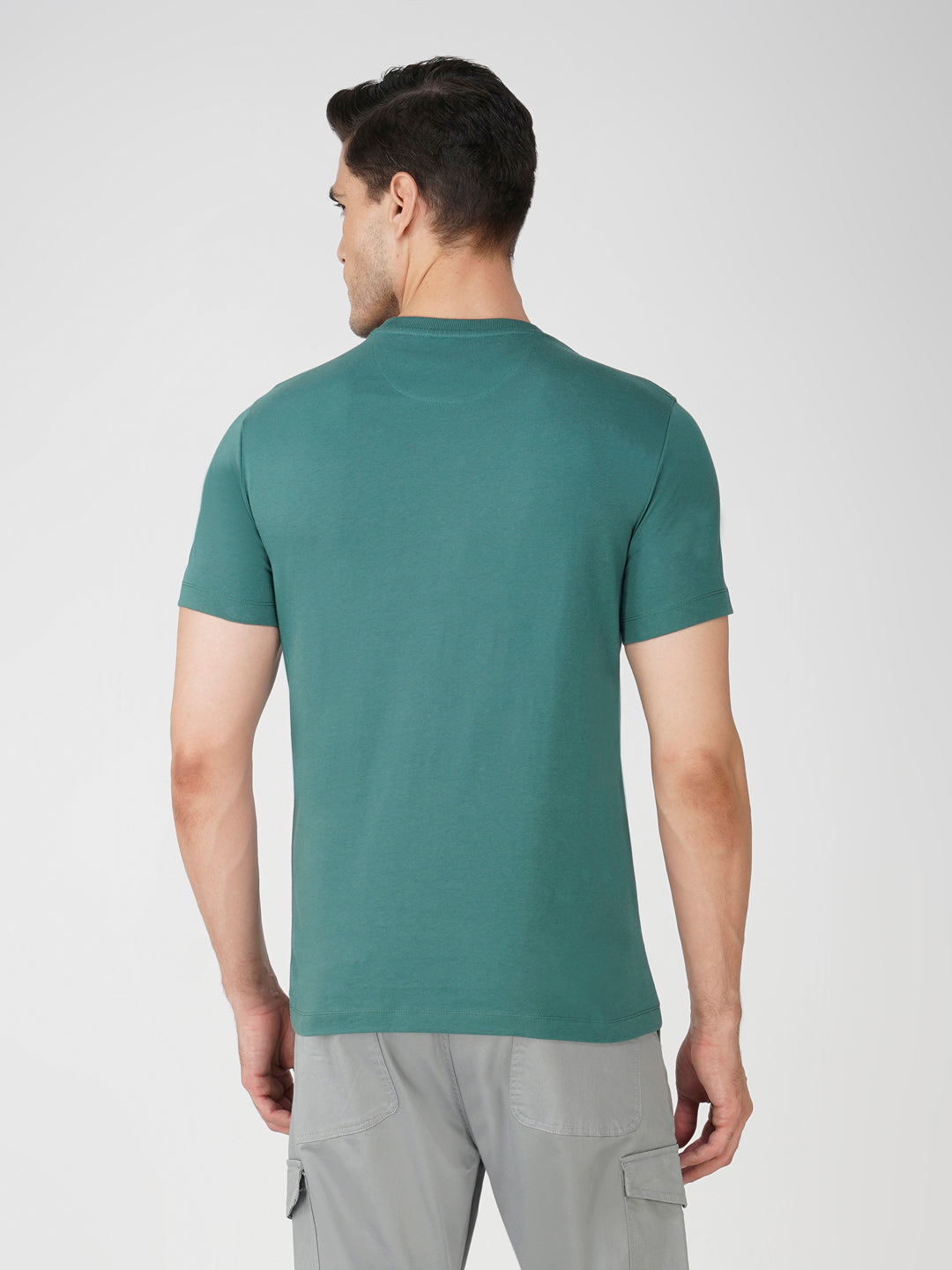 Pine Green Zvezda Original Cotton Jersey T-Shirt - Euro Fit (BRT-018B)