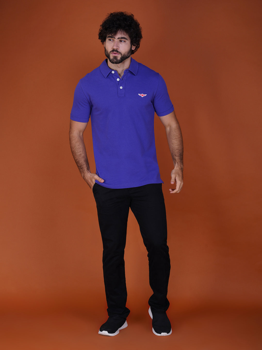 PURPLE  POLO FULL VIEW