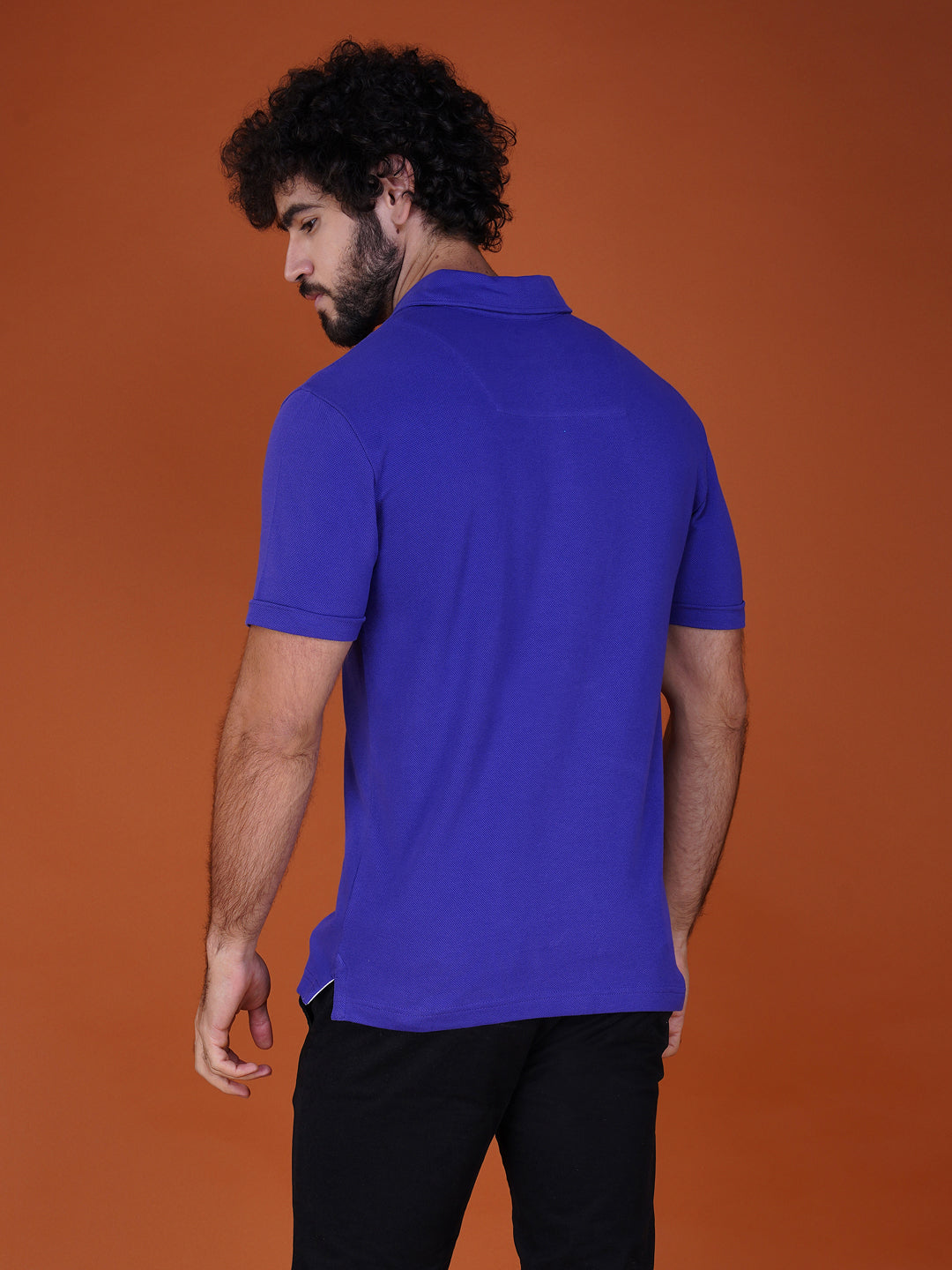 PURPLE  POLO BACK VIEW