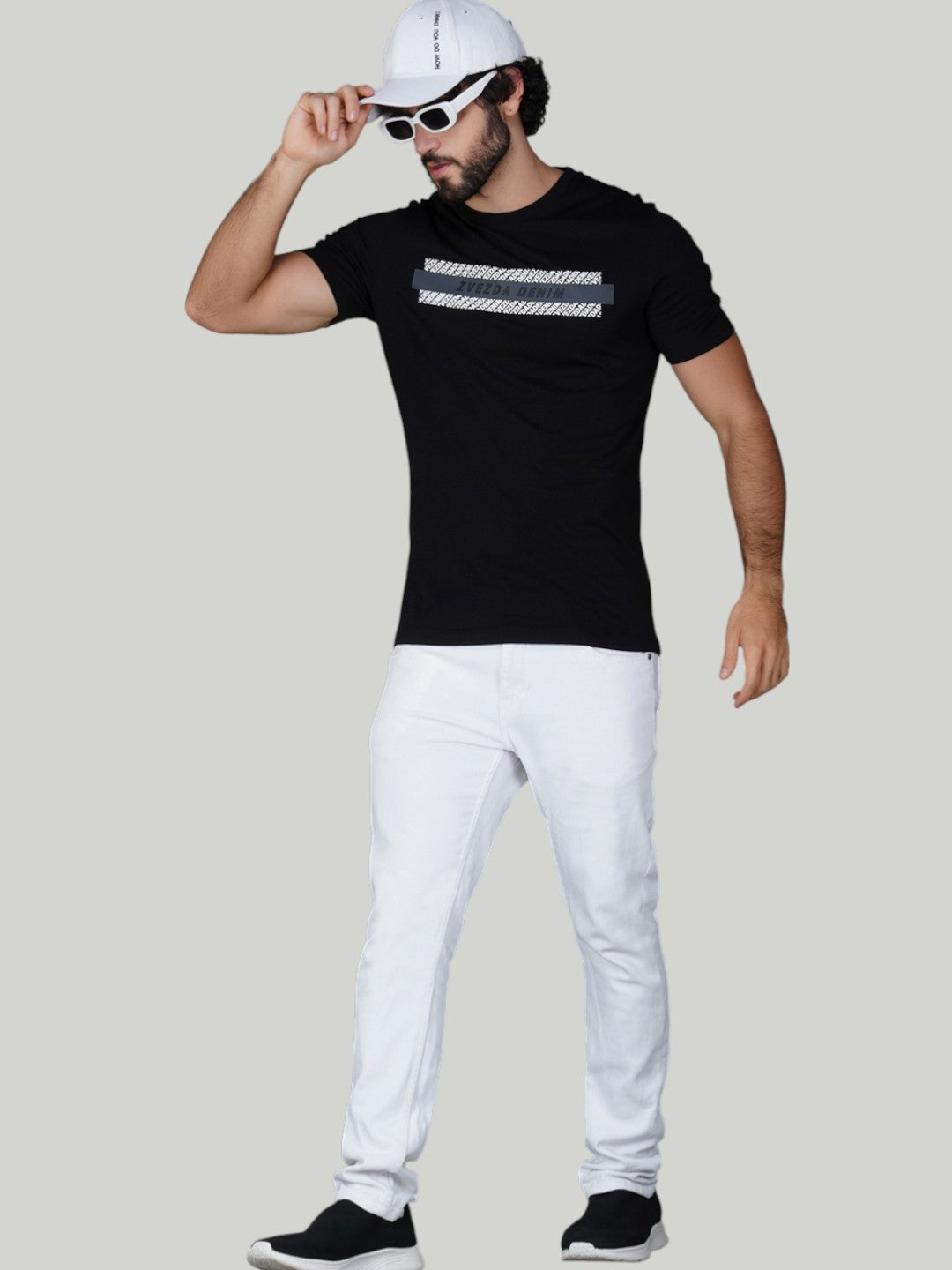 Black Zvezda Original Cotton Jersey T-Shirt - Euro Fit (BRT-003B)