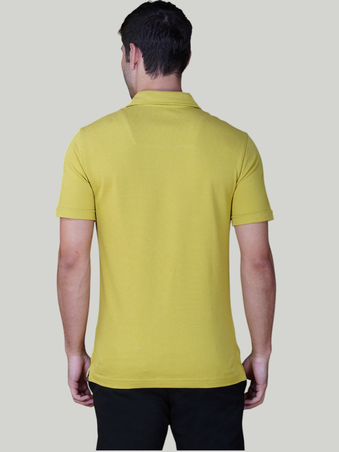Lime Yellow Premium Pique Cotton Classic Polo – Euro Fit (CP 025)-view2