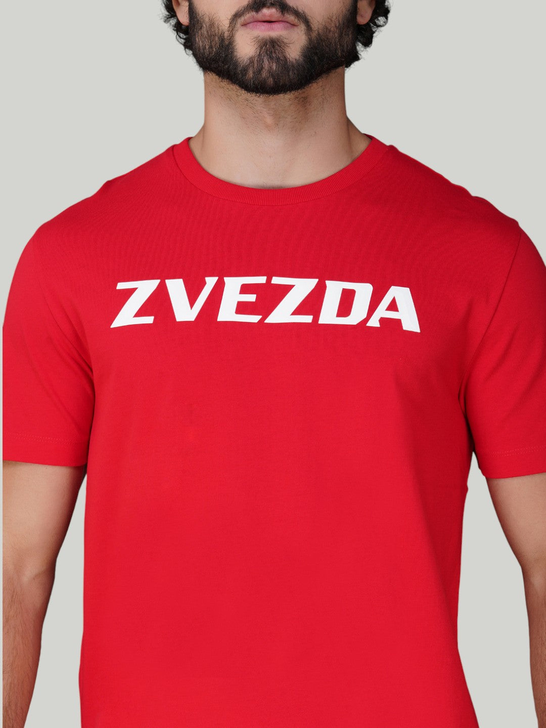 Red Cotton Jersey HD Print T-Shirt – Euro Fit (CSP-09H)