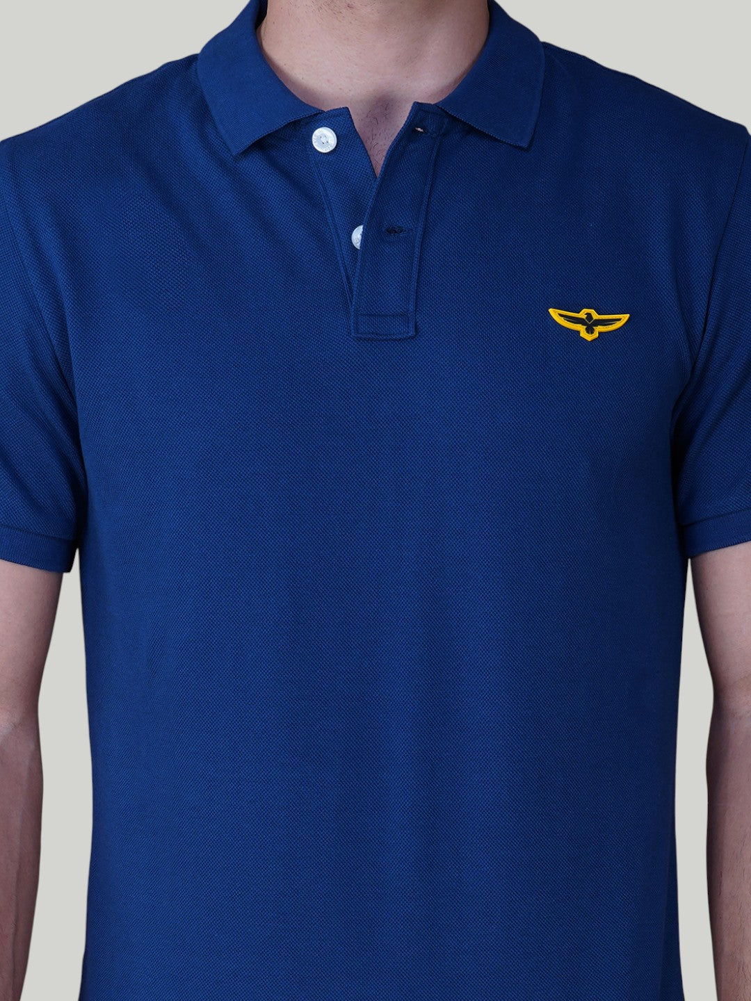 Midnight Blue Premium Pique Cotton Classic Polo T-shirt-Euro Fit (CP 016)
