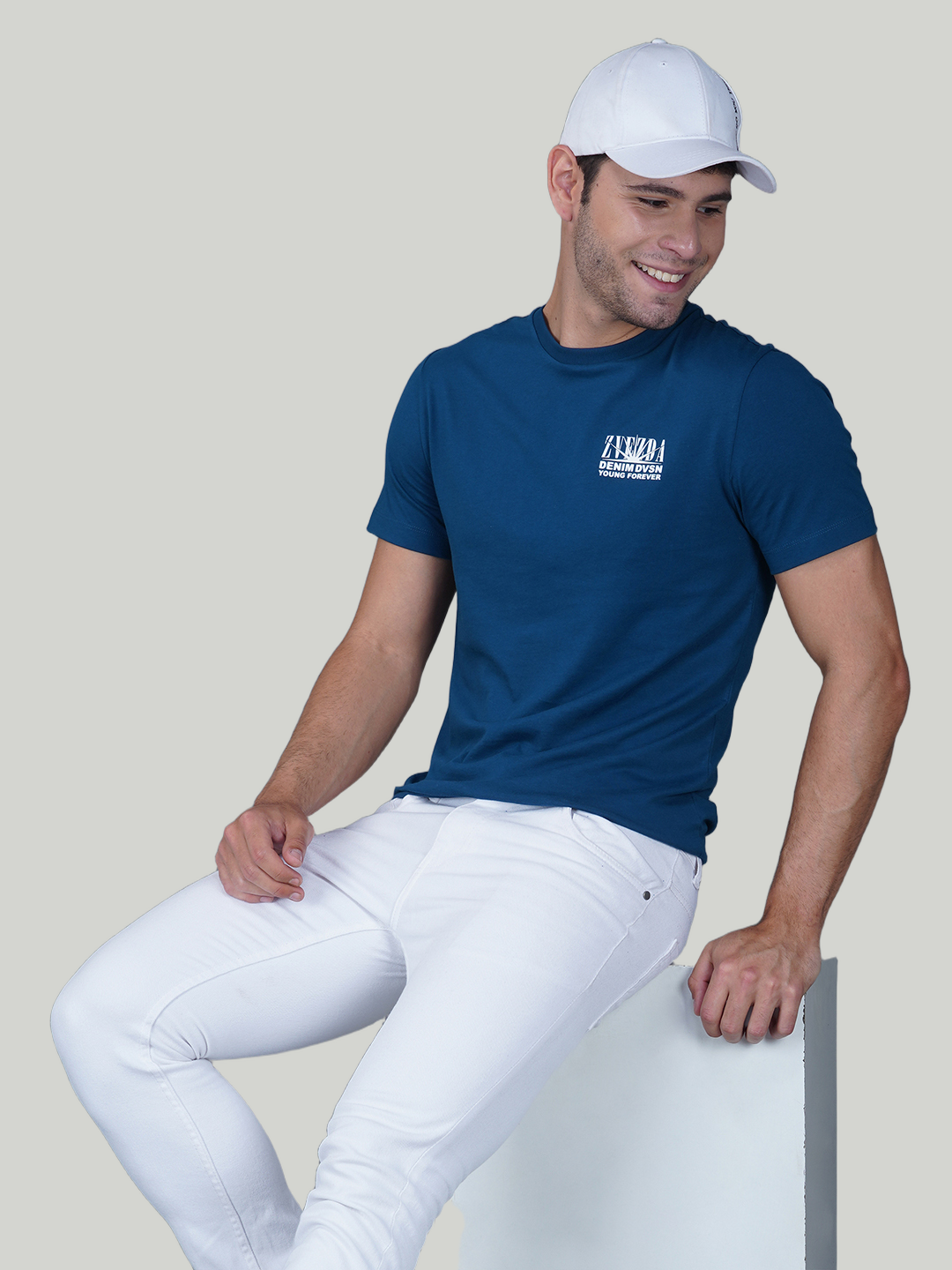 Petrol Blue Zvezda Original Cotton Jersey T-Shirt - Euro Fit (BRT-011B)