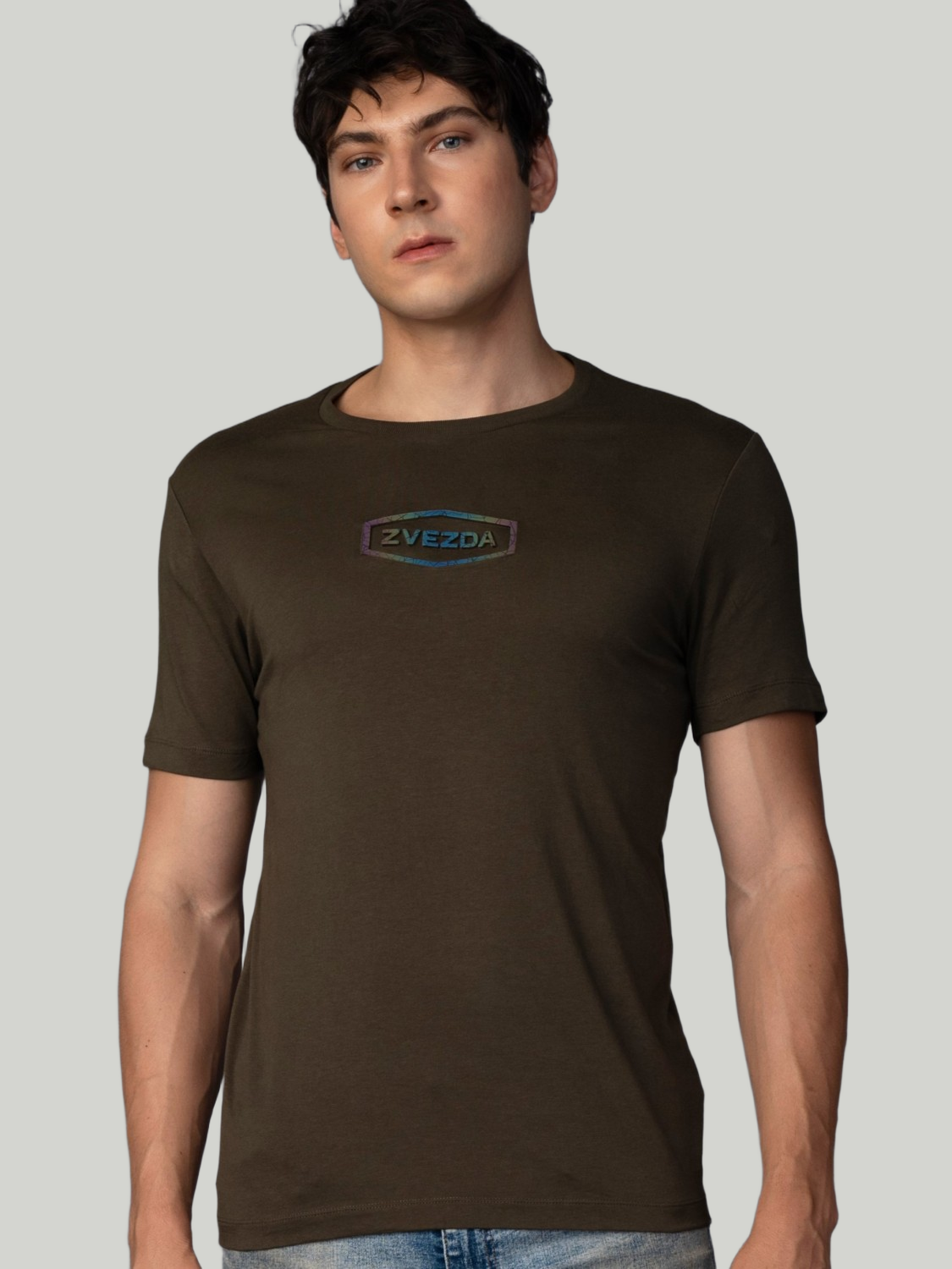 Dark Olive Green Zvezda Original Cotton Jersey T-Shirt - Euro Fit (BRT-014B)