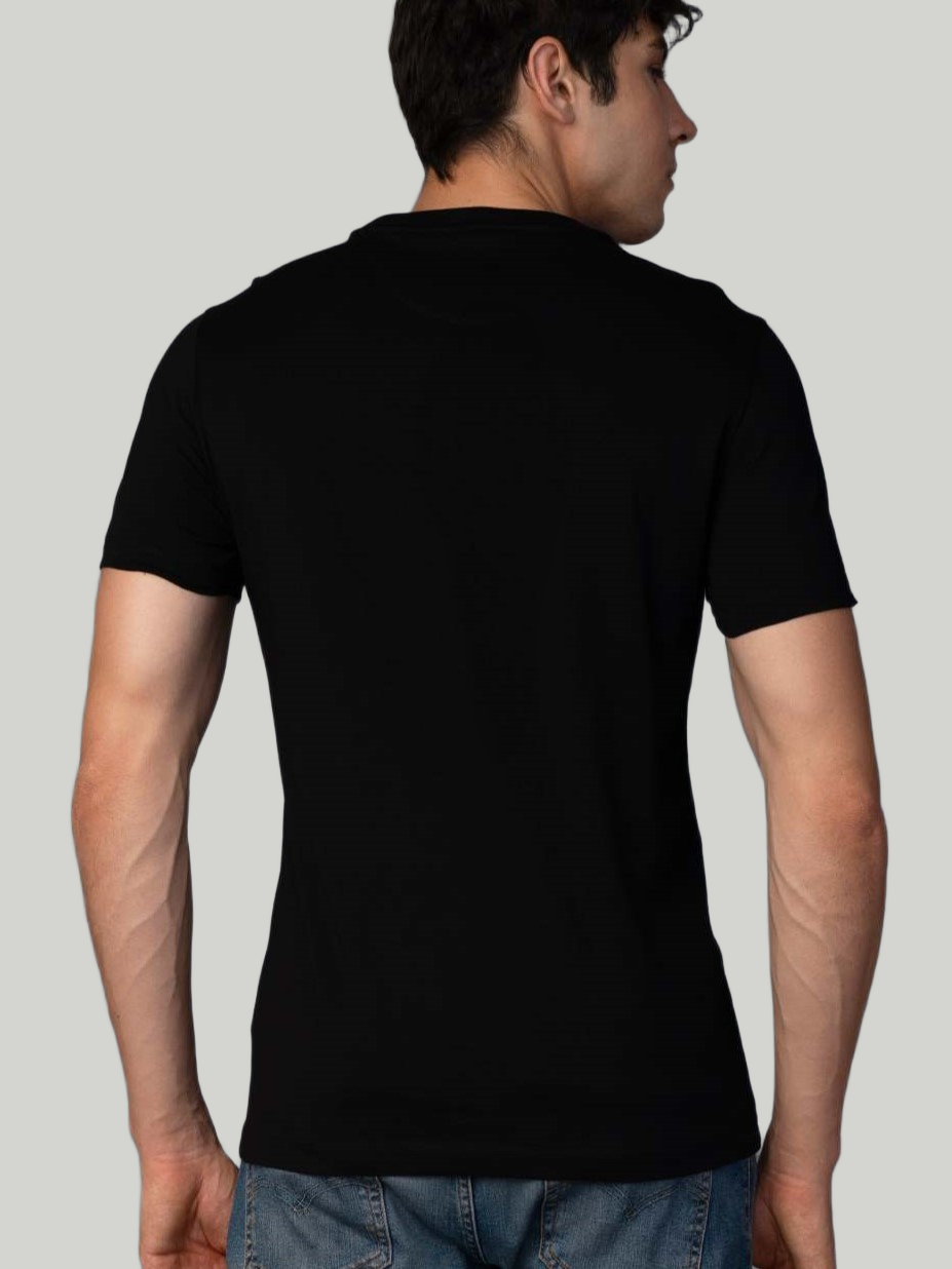 Black Zvezda Original Cotton Jersey T-Shirt - Euro Fit (BRT-014A)
