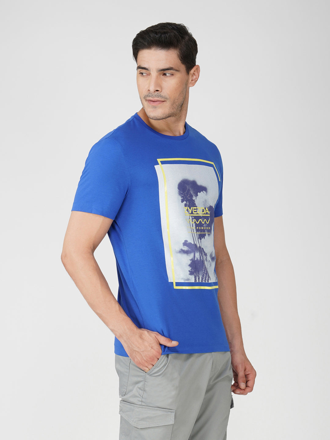 MEDIUM BLUE BRANDING PHOTO PRINT RIGHT VIEW