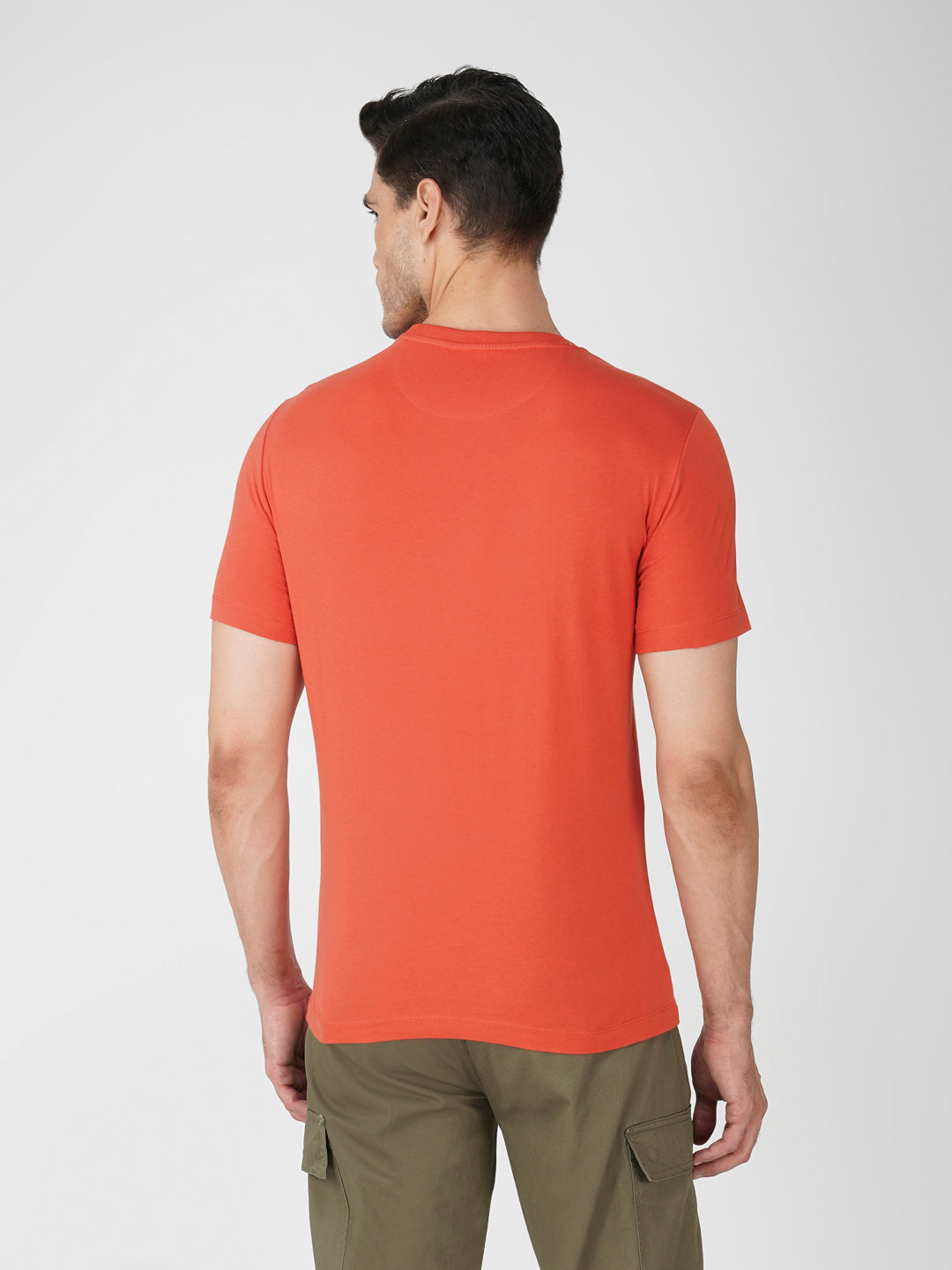 Burnt Orange Zvezda Original Cotton Jersey T-Shirt - Euro Fit (BRT-021F)