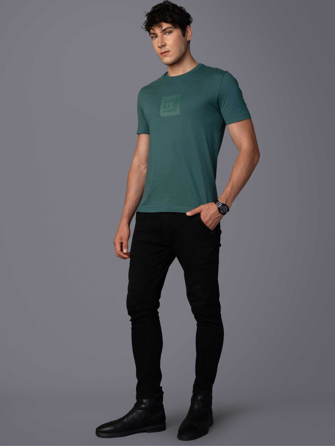 SMOKE PINE  BRANDING T-SHIRT STYLE VIEW